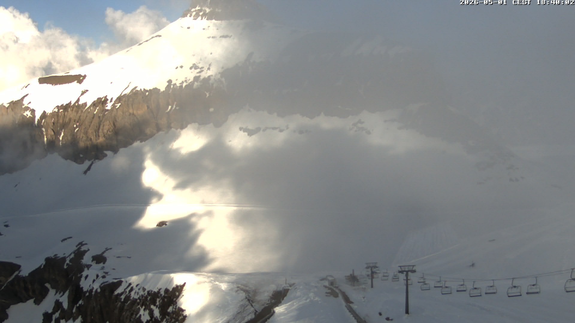 Archiv Foto Webcam Glacier 3000: Scex Rouge Alpine Coaster