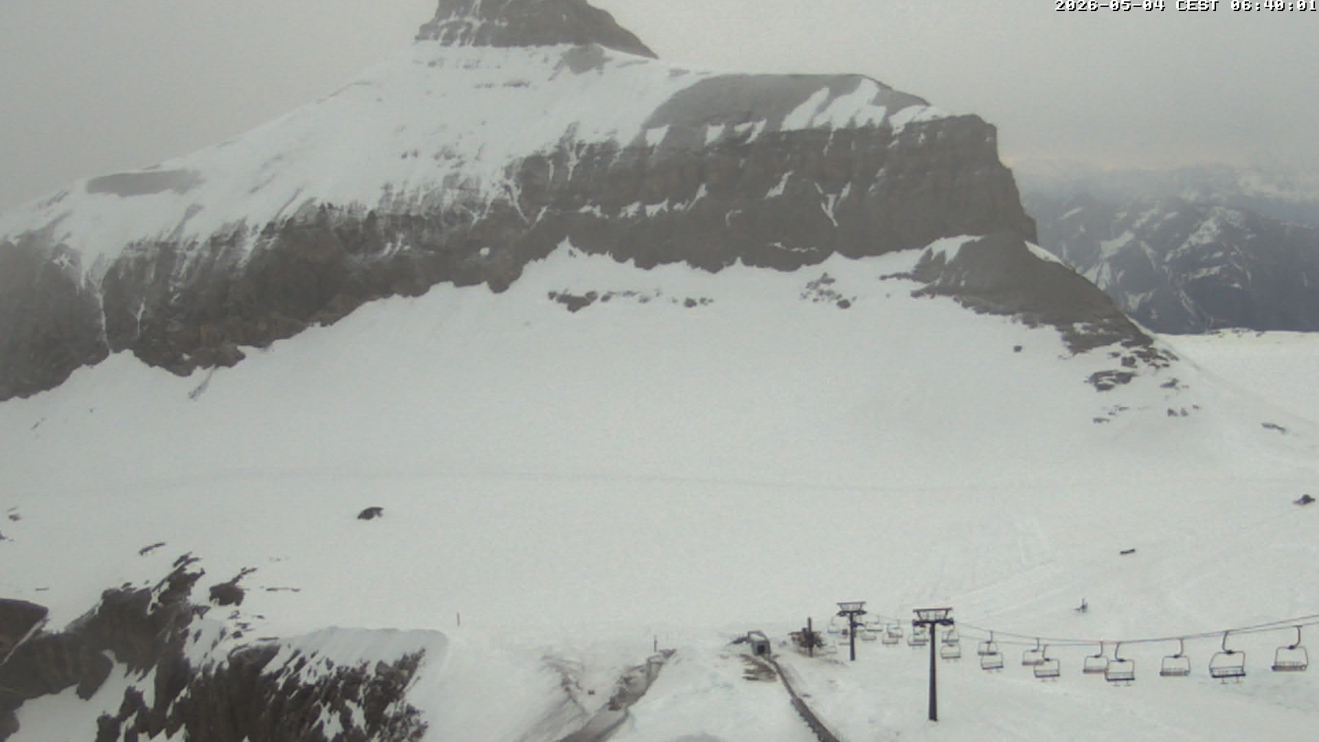 Archiv Foto Webcam Glacier 3000: Scex Rouge Alpine Coaster