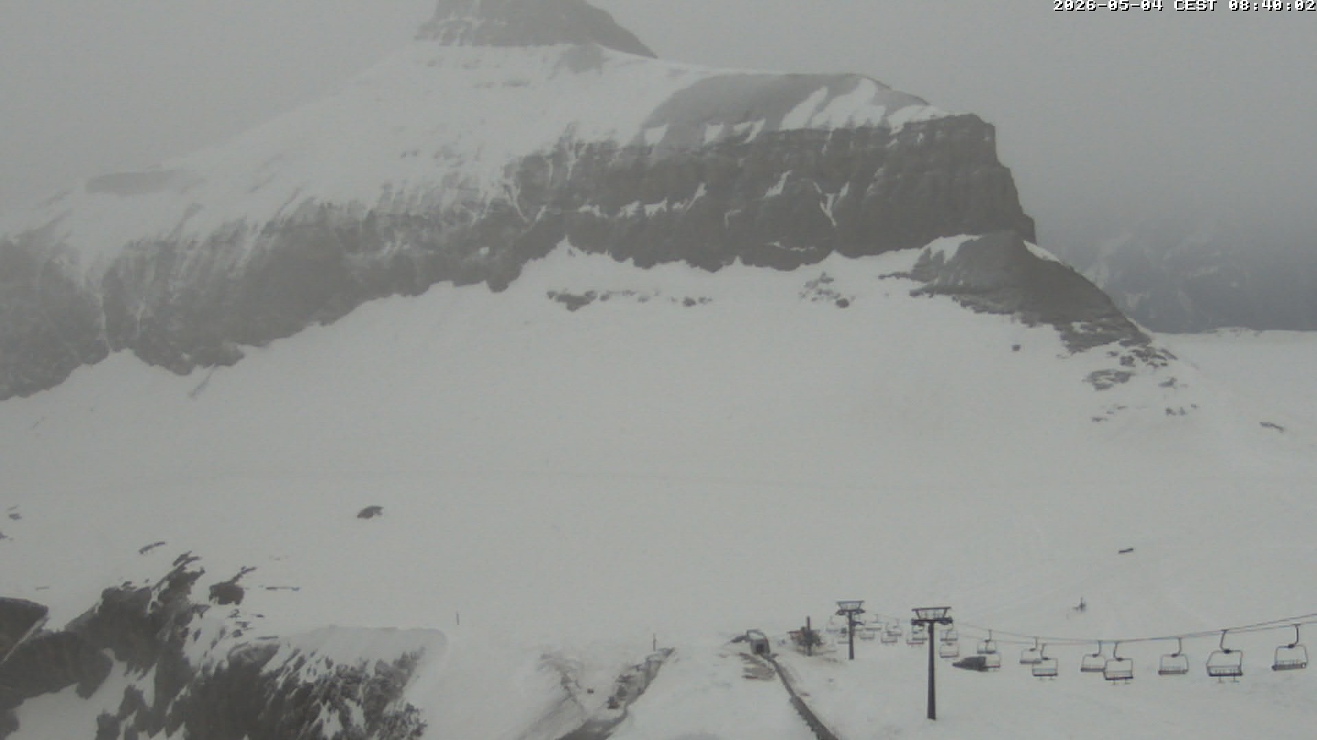 Archiv Foto Webcam Glacier 3000: Scex Rouge Alpine Coaster