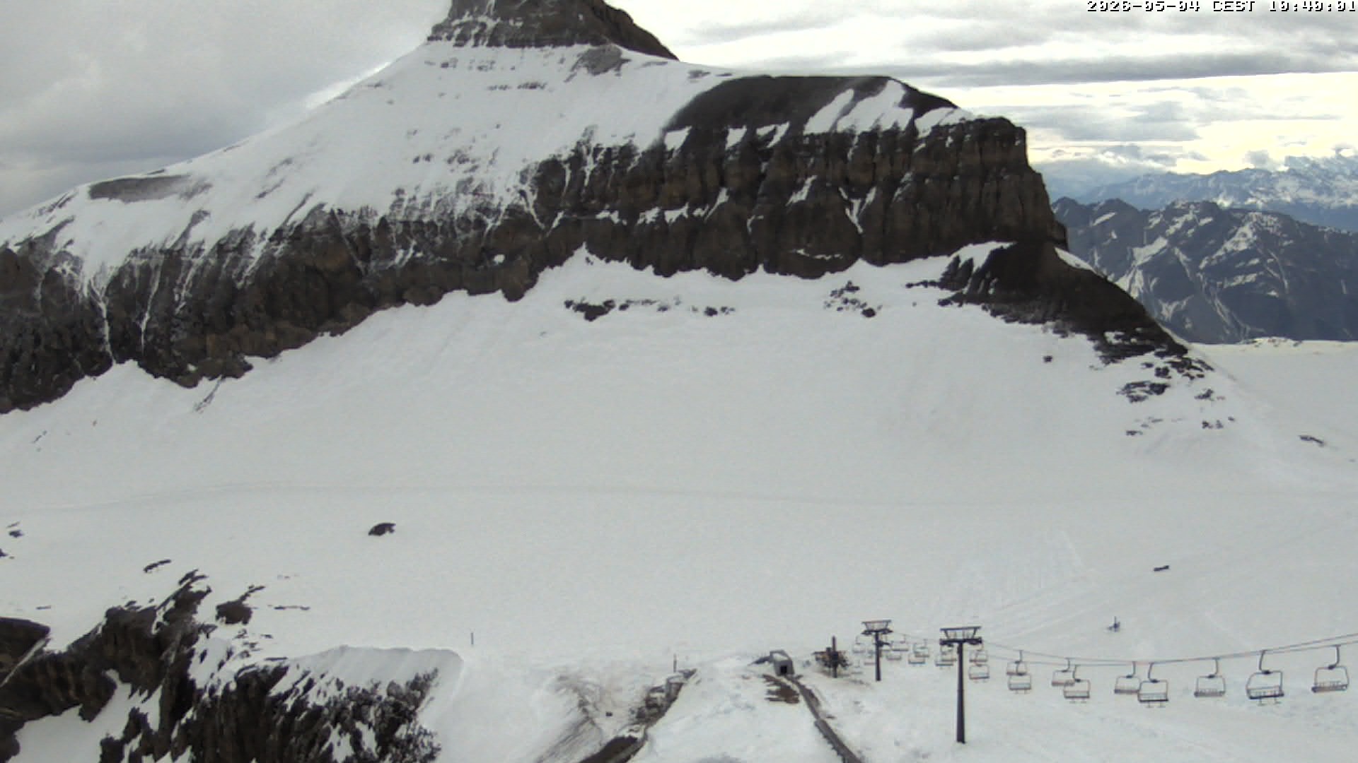 Archiv Foto Webcam Glacier 3000: Scex Rouge Alpine Coaster
