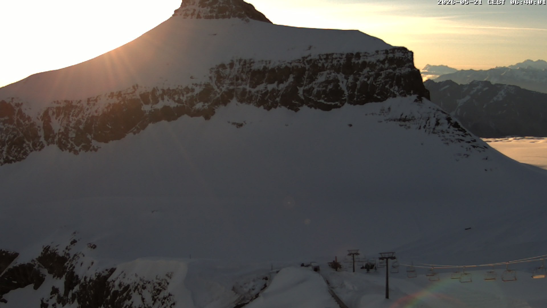 Archiv Foto Webcam Glacier 3000: Scex Rouge Alpine Coaster