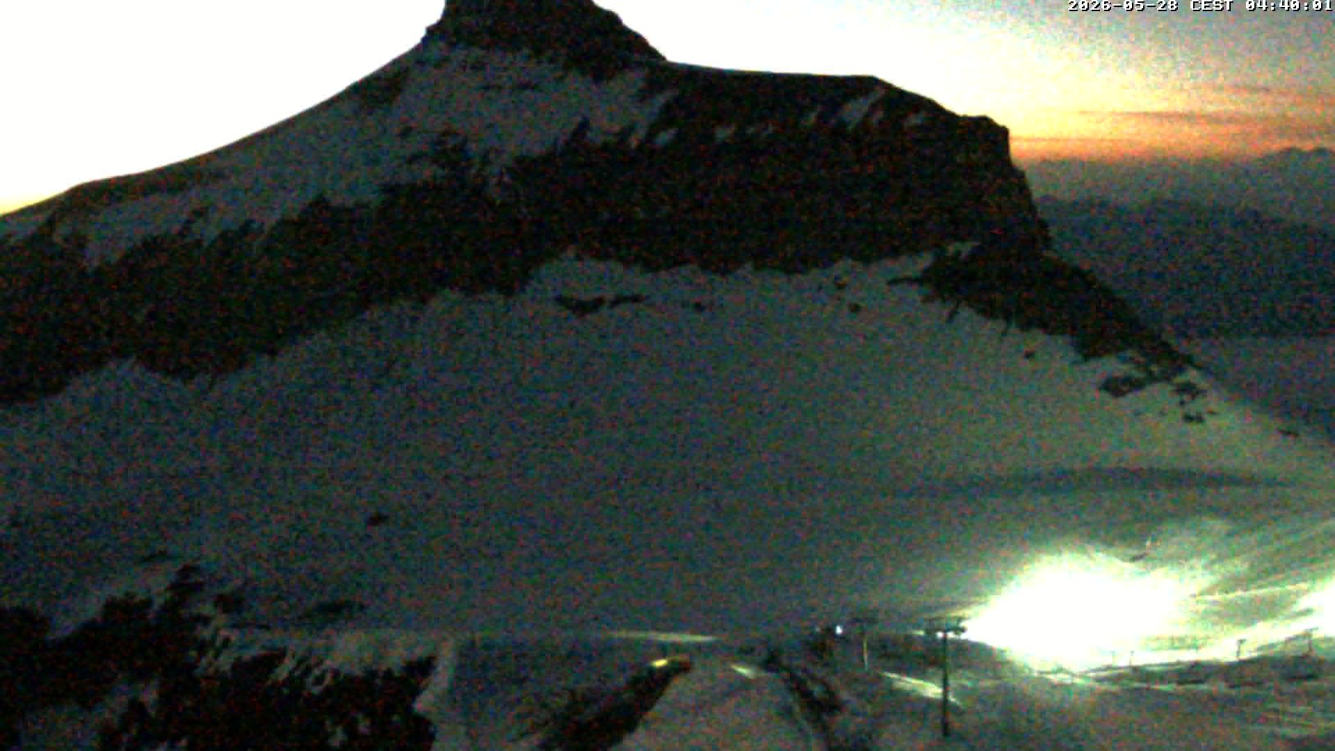 Archived image Webcam Alpin Coaster Scex Rouge at Glacier 3000