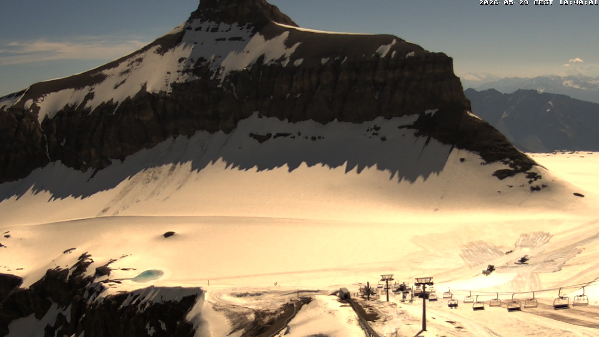 Archiv Foto Webcam Glacier 3000: Scex Rouge Alpine Coaster