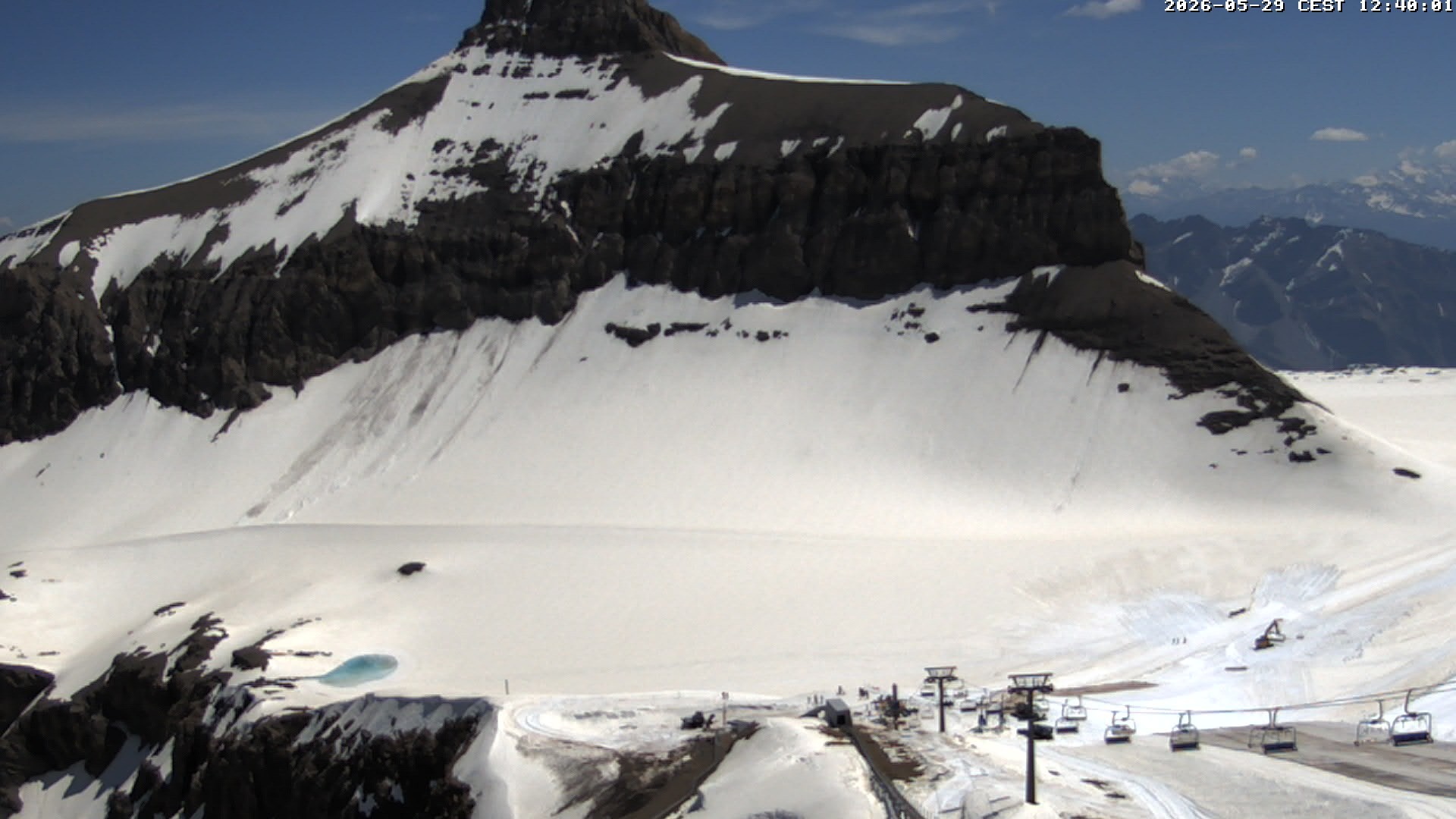 Archiv Foto Webcam Glacier 3000: Scex Rouge Alpine Coaster