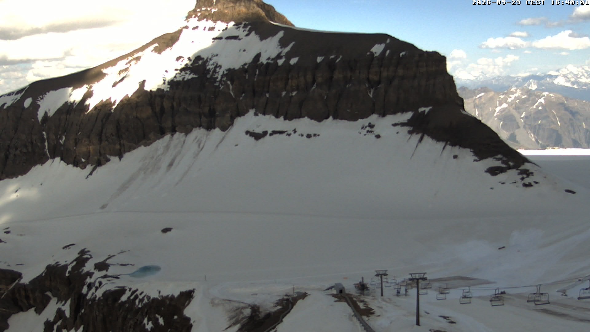 Archiv Foto Webcam Glacier 3000: Scex Rouge Alpine Coaster