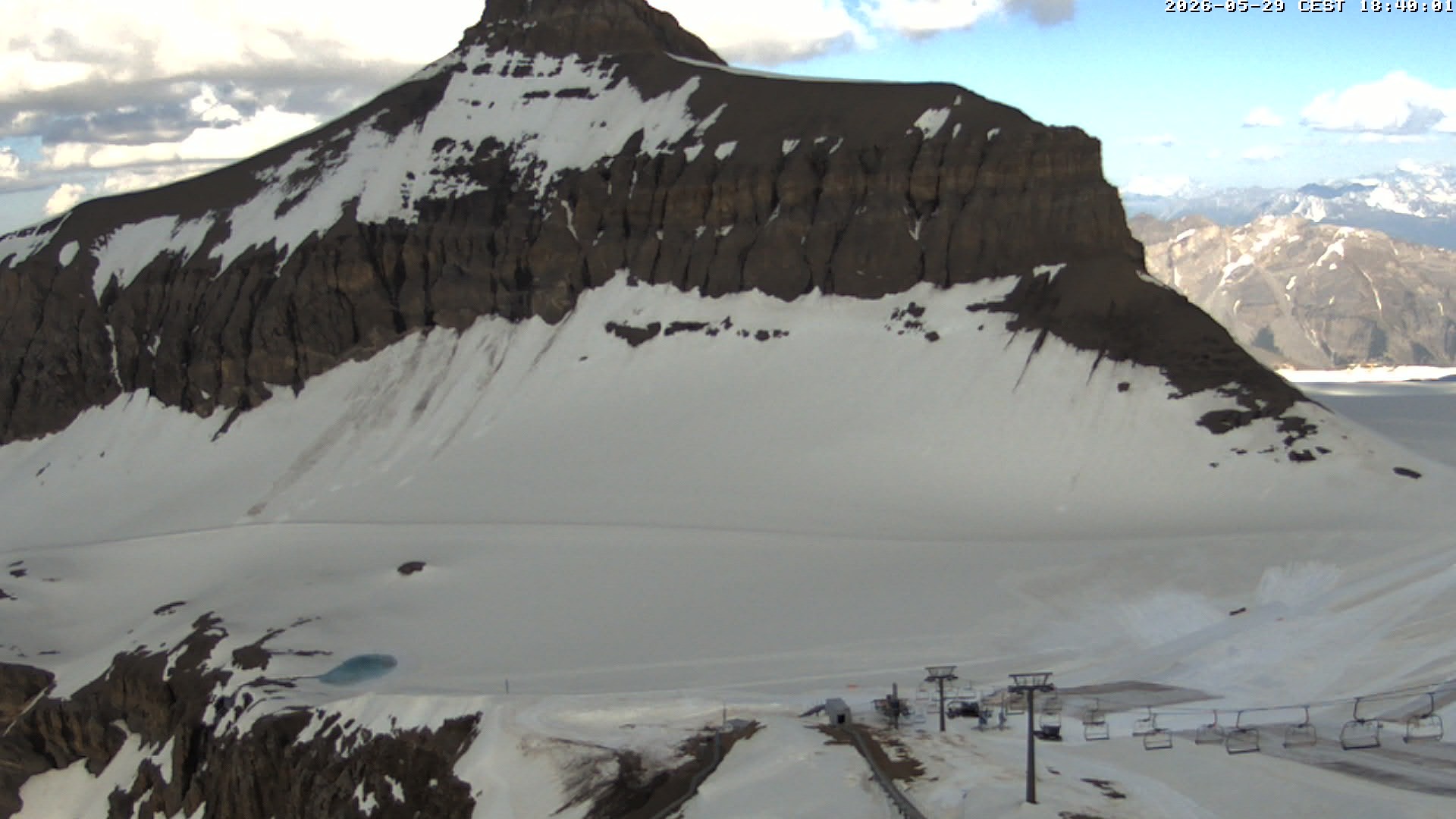 Archiv Foto Webcam Glacier 3000: Scex Rouge Alpine Coaster
