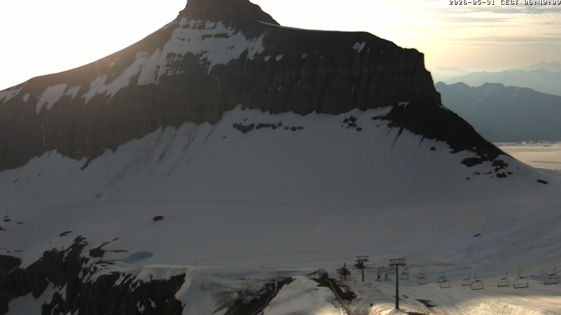 Archiv Foto Webcam Glacier 3000: Scex Rouge Alpine Coaster