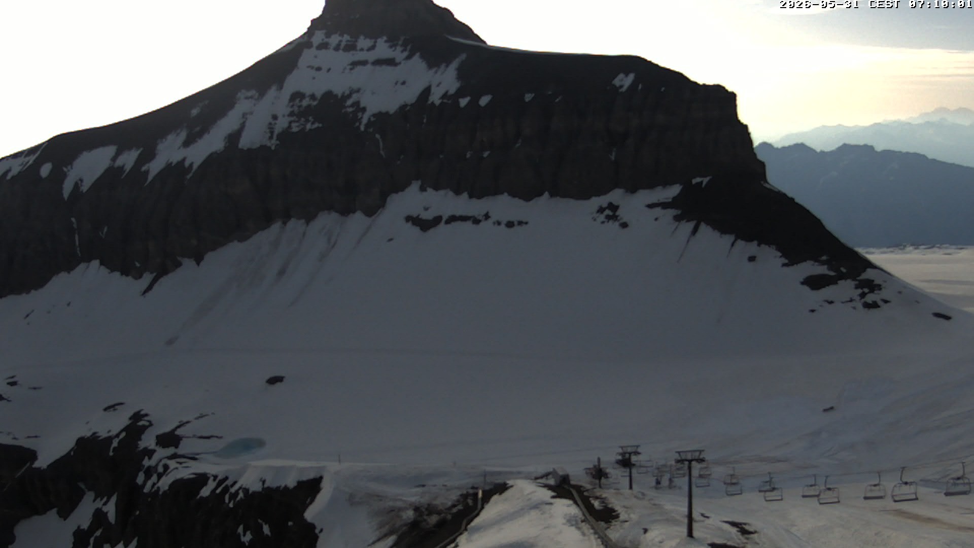 Archiv Foto Webcam Glacier 3000: Scex Rouge Alpine Coaster