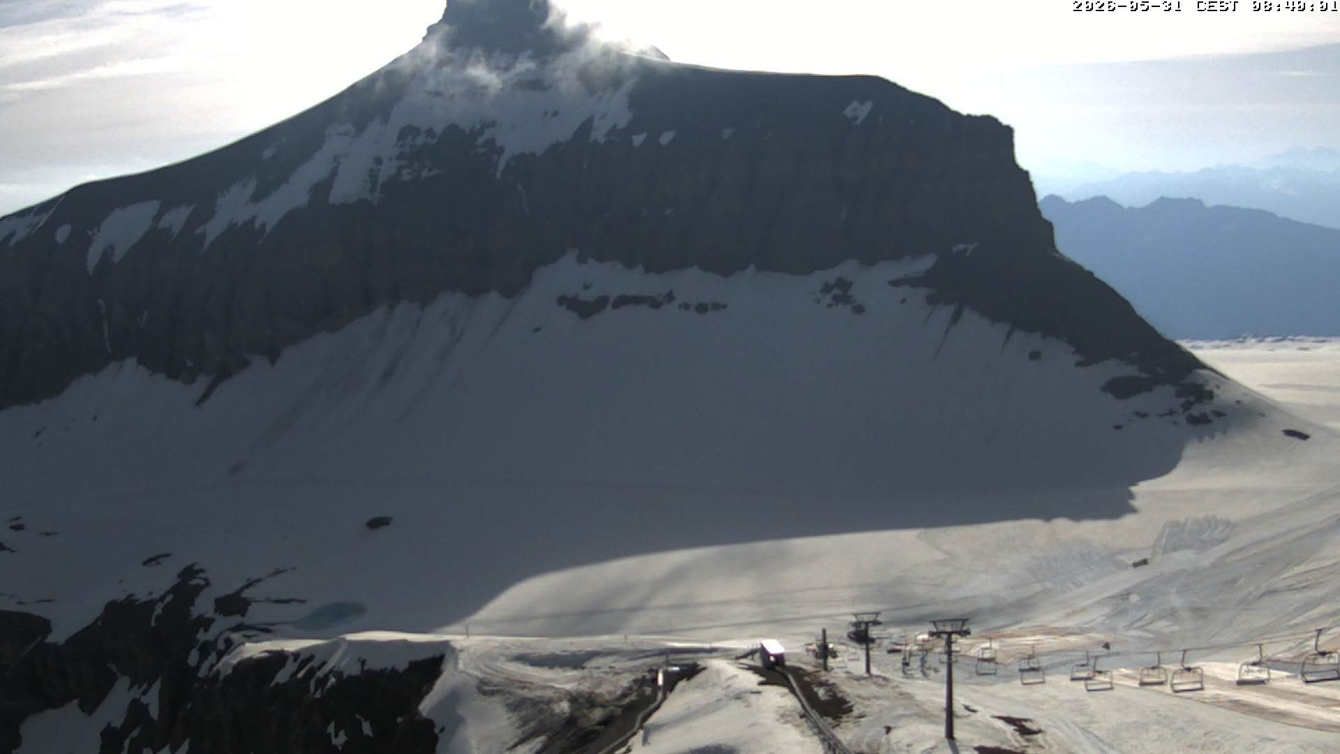 Archiv Foto Webcam Glacier 3000: Scex Rouge Alpine Coaster
