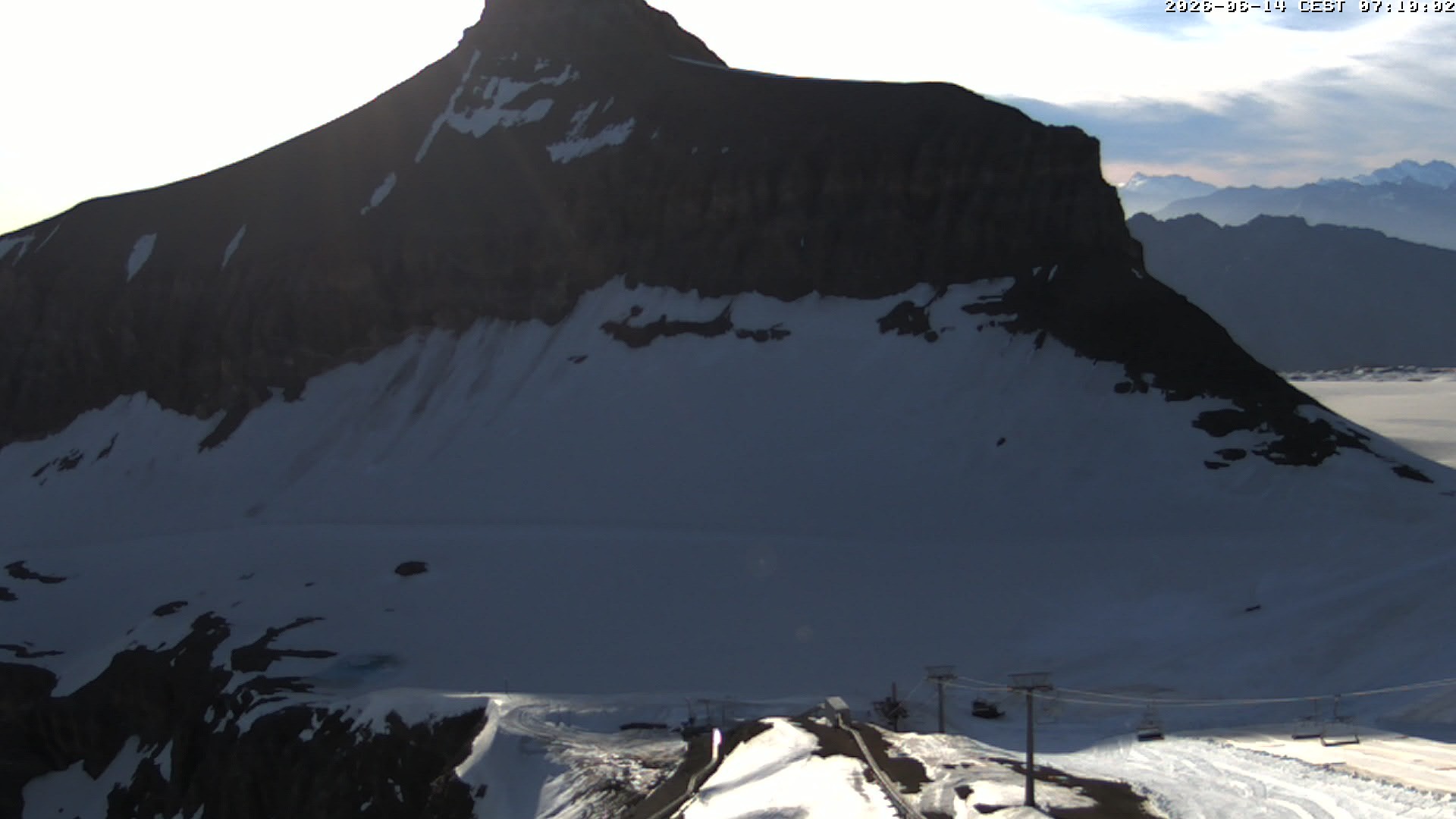 Archiv Foto Webcam Glacier 3000: Scex Rouge Alpine Coaster
