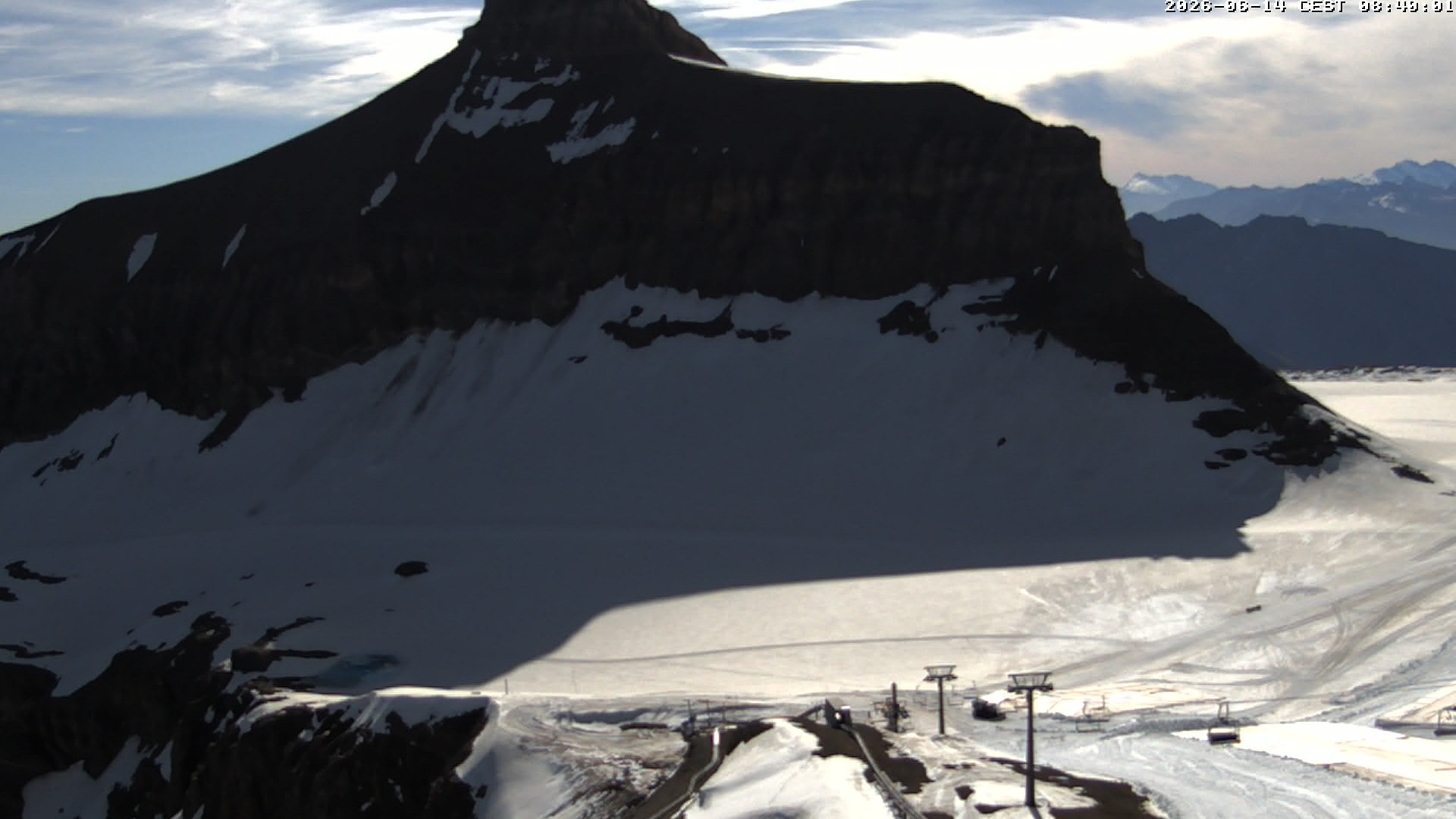 Archiv Foto Webcam Glacier 3000: Scex Rouge Alpine Coaster