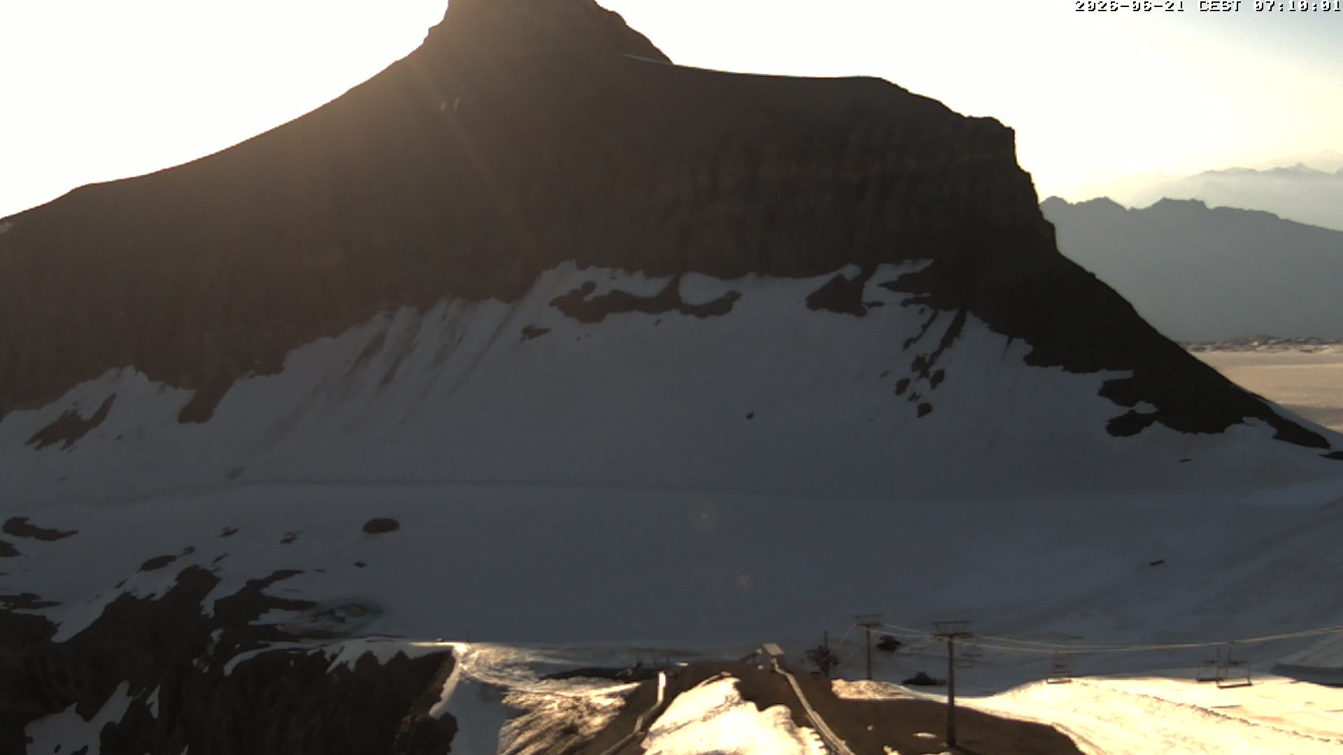 Archiv Foto Webcam Glacier 3000: Scex Rouge Alpine Coaster