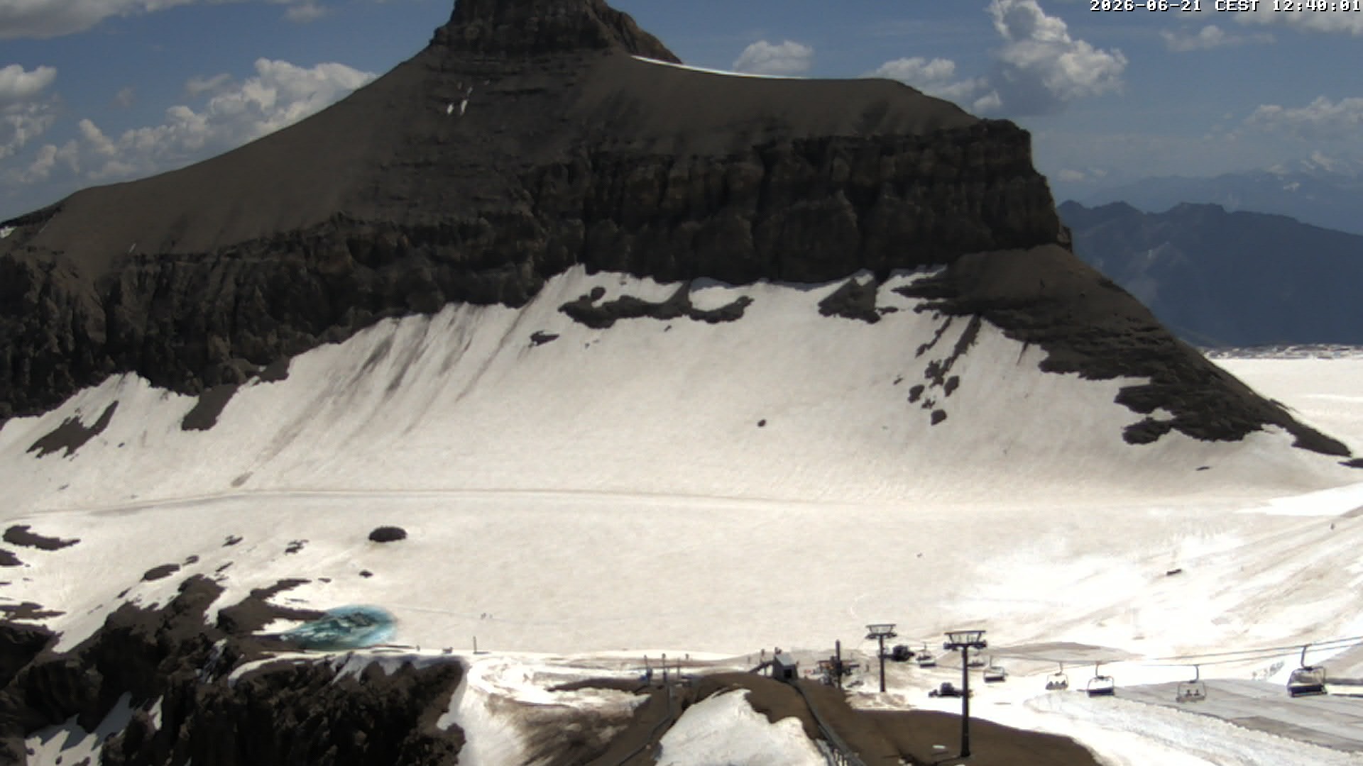 Archiv Foto Webcam Glacier 3000: Scex Rouge Alpine Coaster