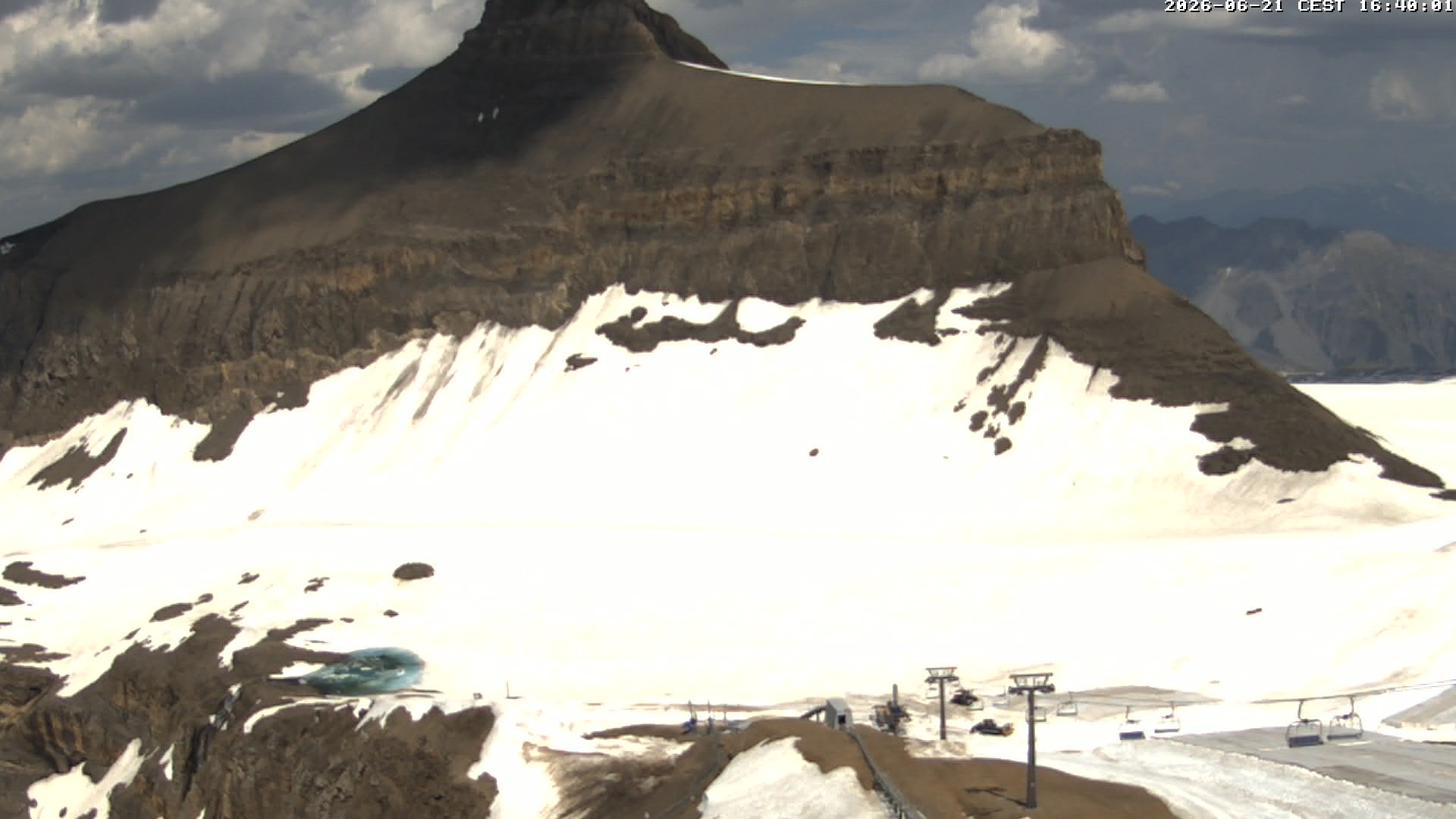 Archiv Foto Webcam Glacier 3000: Scex Rouge Alpine Coaster