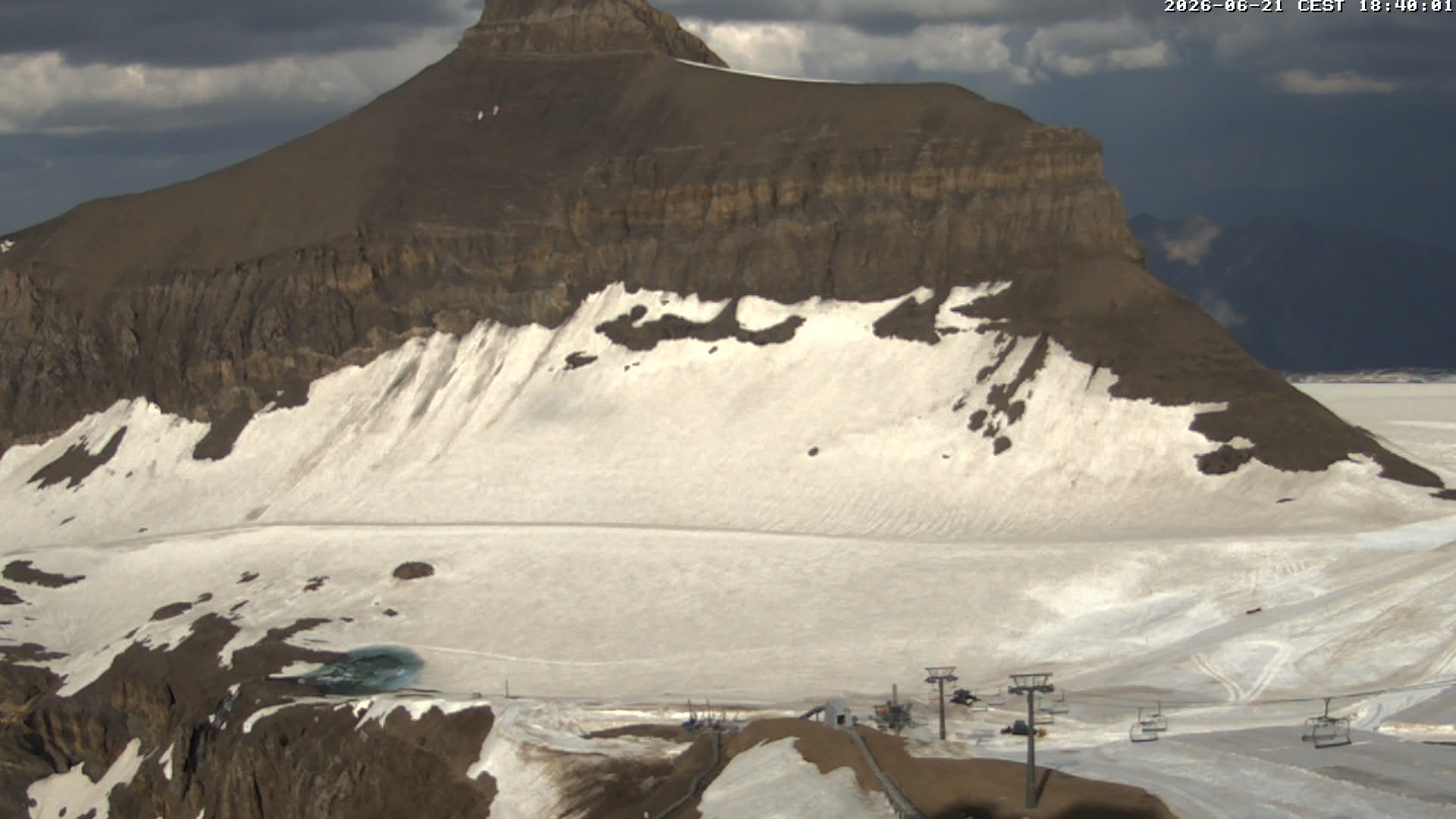Archiv Foto Webcam Glacier 3000: Scex Rouge Alpine Coaster