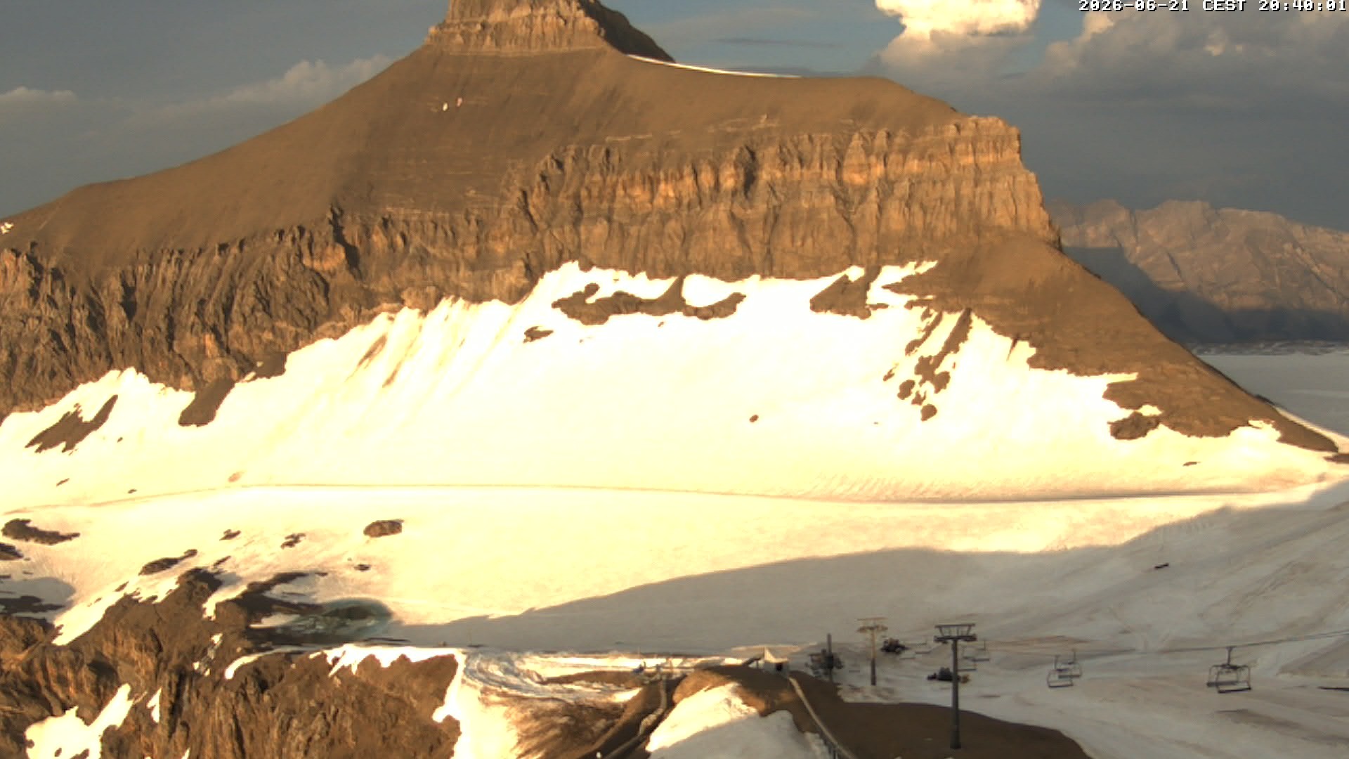 Archiv Foto Webcam Glacier 3000: Scex Rouge Alpine Coaster