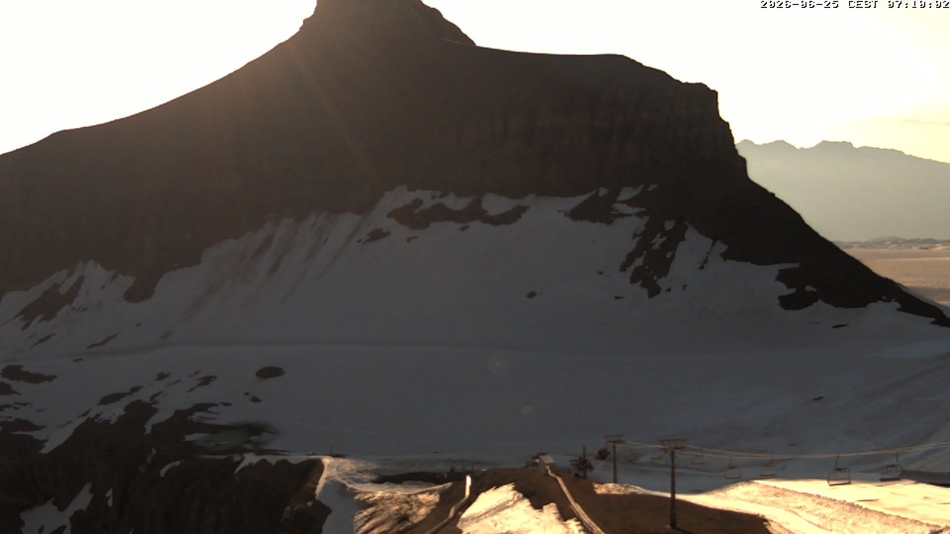 Archiv Foto Webcam Glacier 3000: Scex Rouge Alpine Coaster