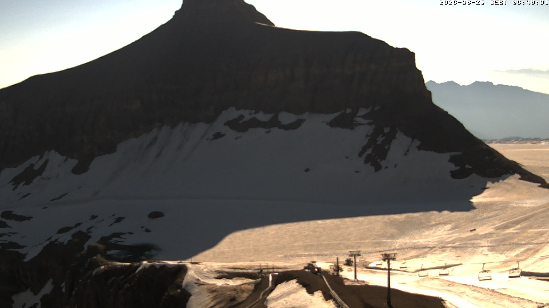 Archiv Foto Webcam Glacier 3000: Scex Rouge Alpine Coaster