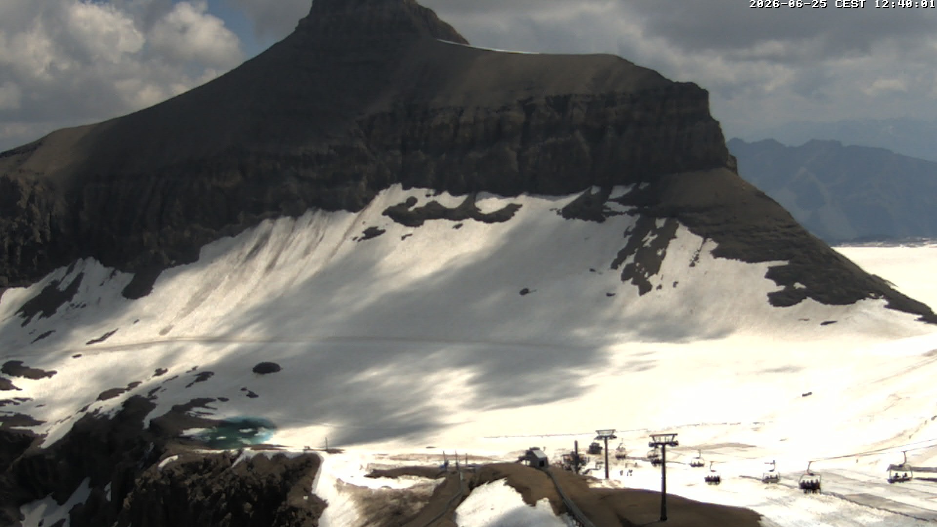 Archiv Foto Webcam Glacier 3000: Scex Rouge Alpine Coaster