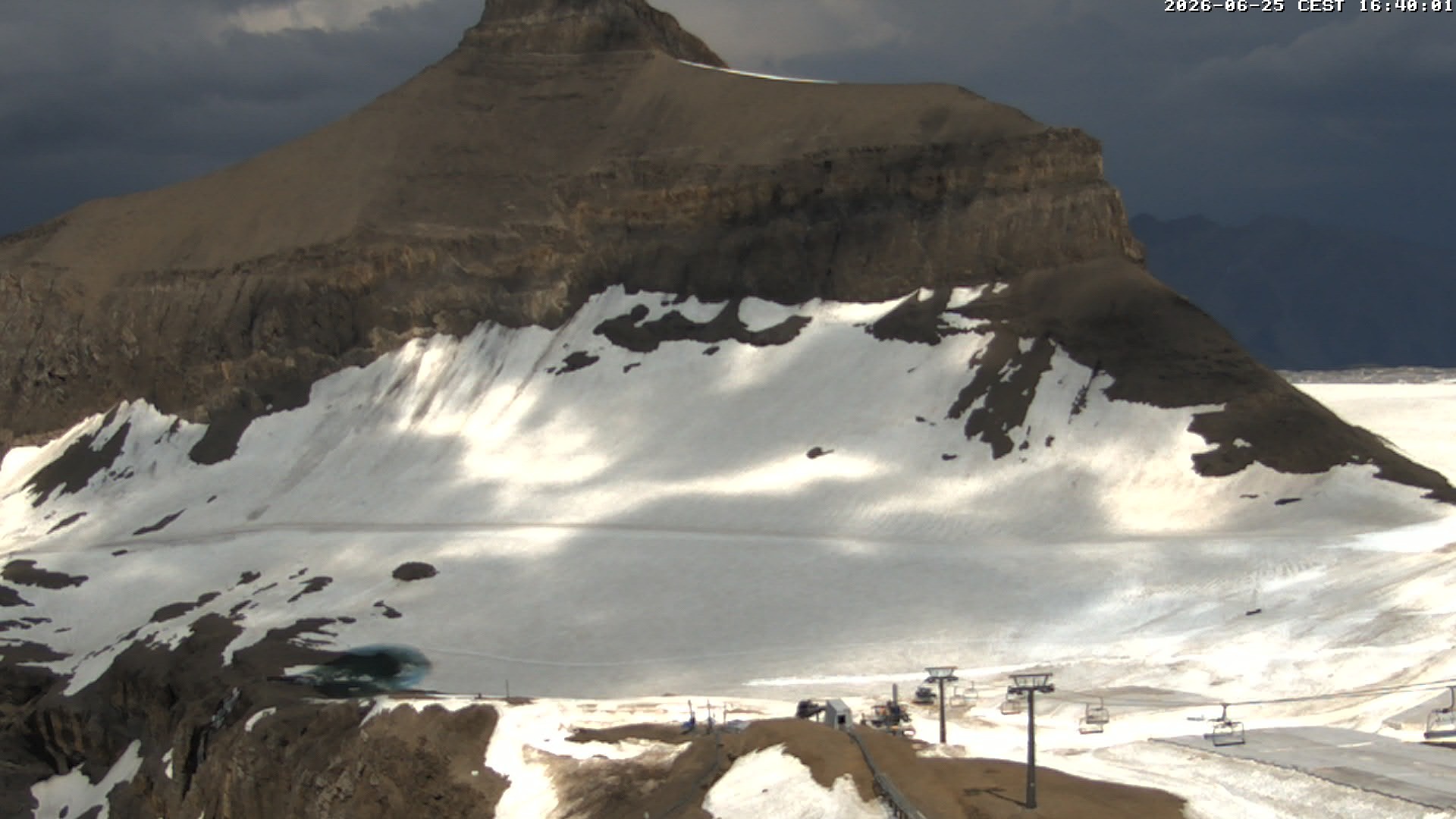 Archiv Foto Webcam Glacier 3000: Scex Rouge Alpine Coaster