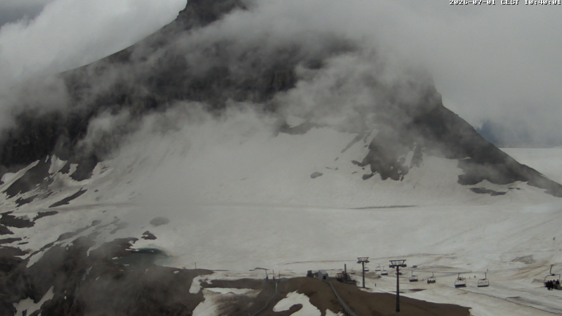 Archiv Foto Webcam Glacier 3000: Scex Rouge Alpine Coaster