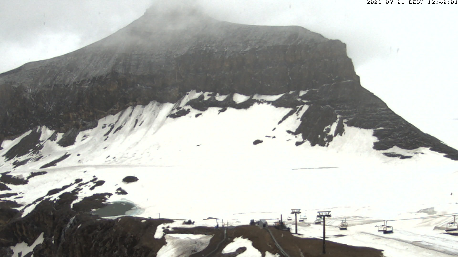Archiv Foto Webcam Glacier 3000: Scex Rouge Alpine Coaster