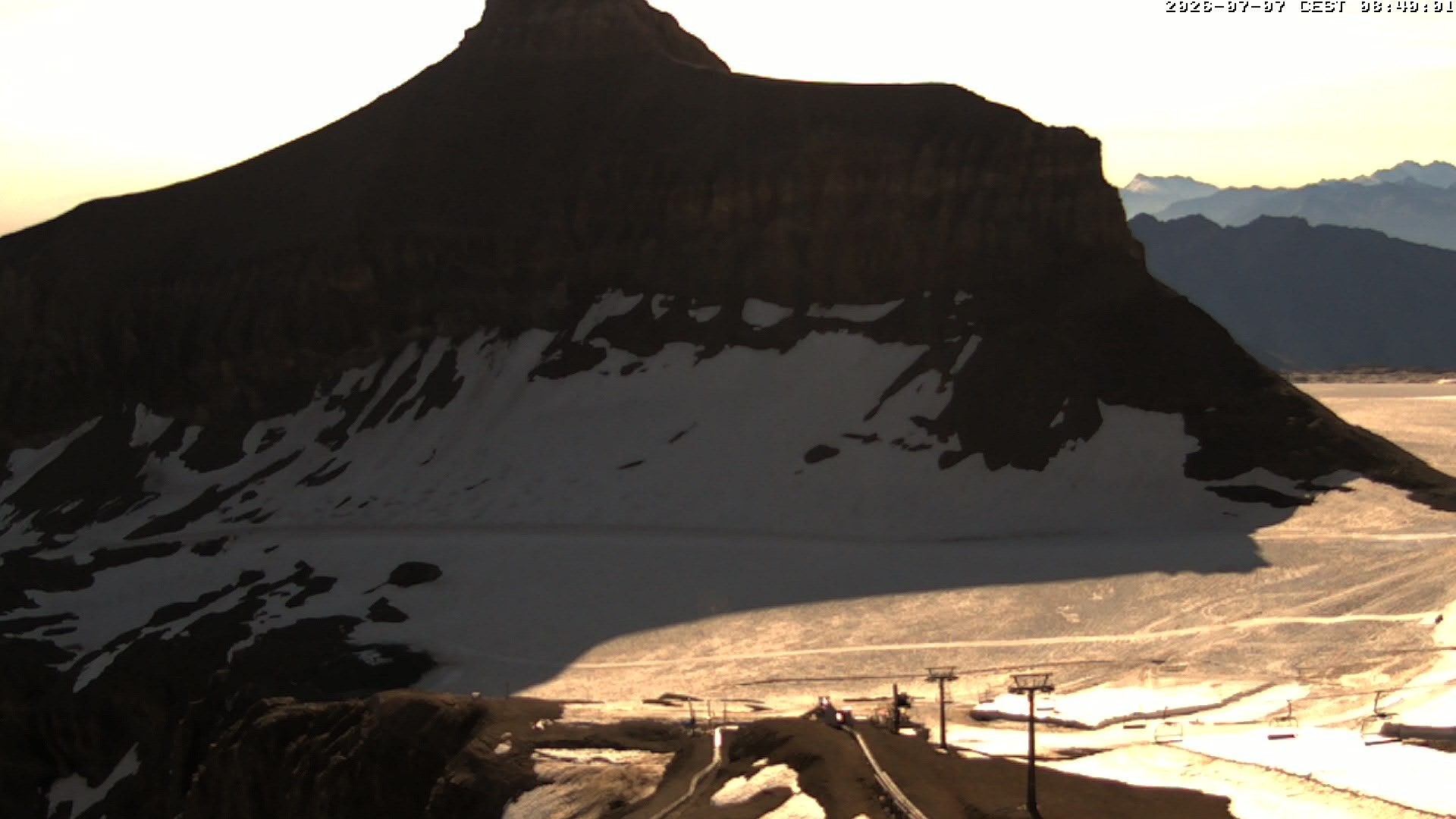Archived image Webcam Alpin Coaster Scex Rouge at Glacier 3000