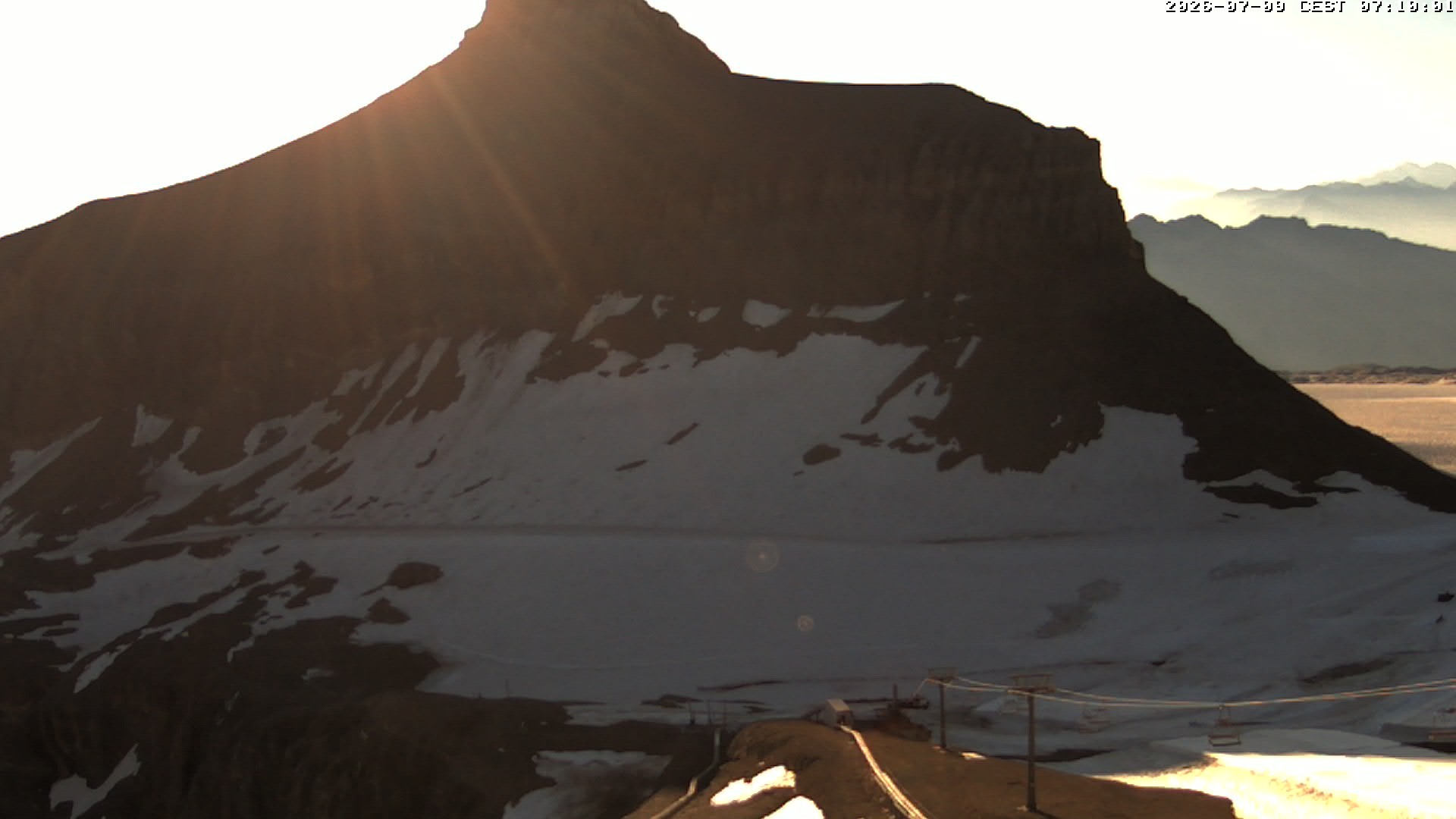 Archiv Foto Webcam Glacier 3000: Scex Rouge Alpine Coaster