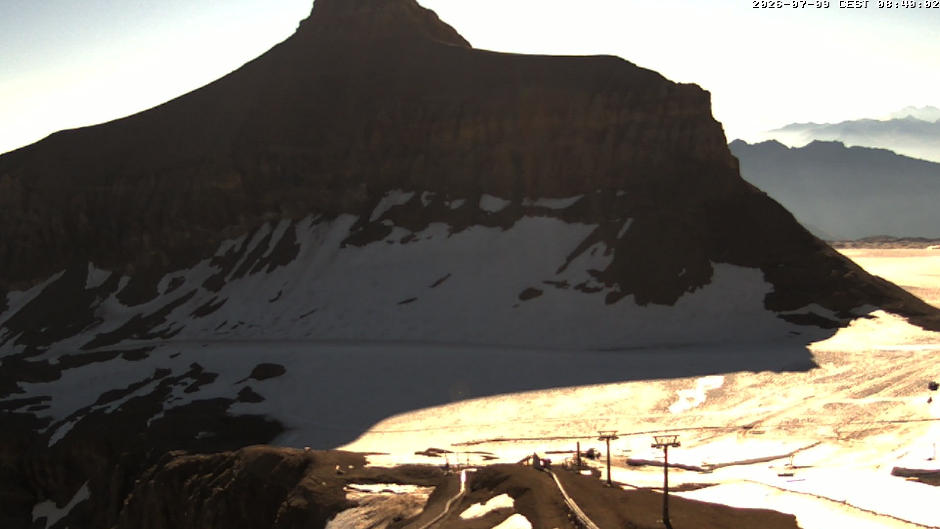 Archiv Foto Webcam Glacier 3000: Scex Rouge Alpine Coaster
