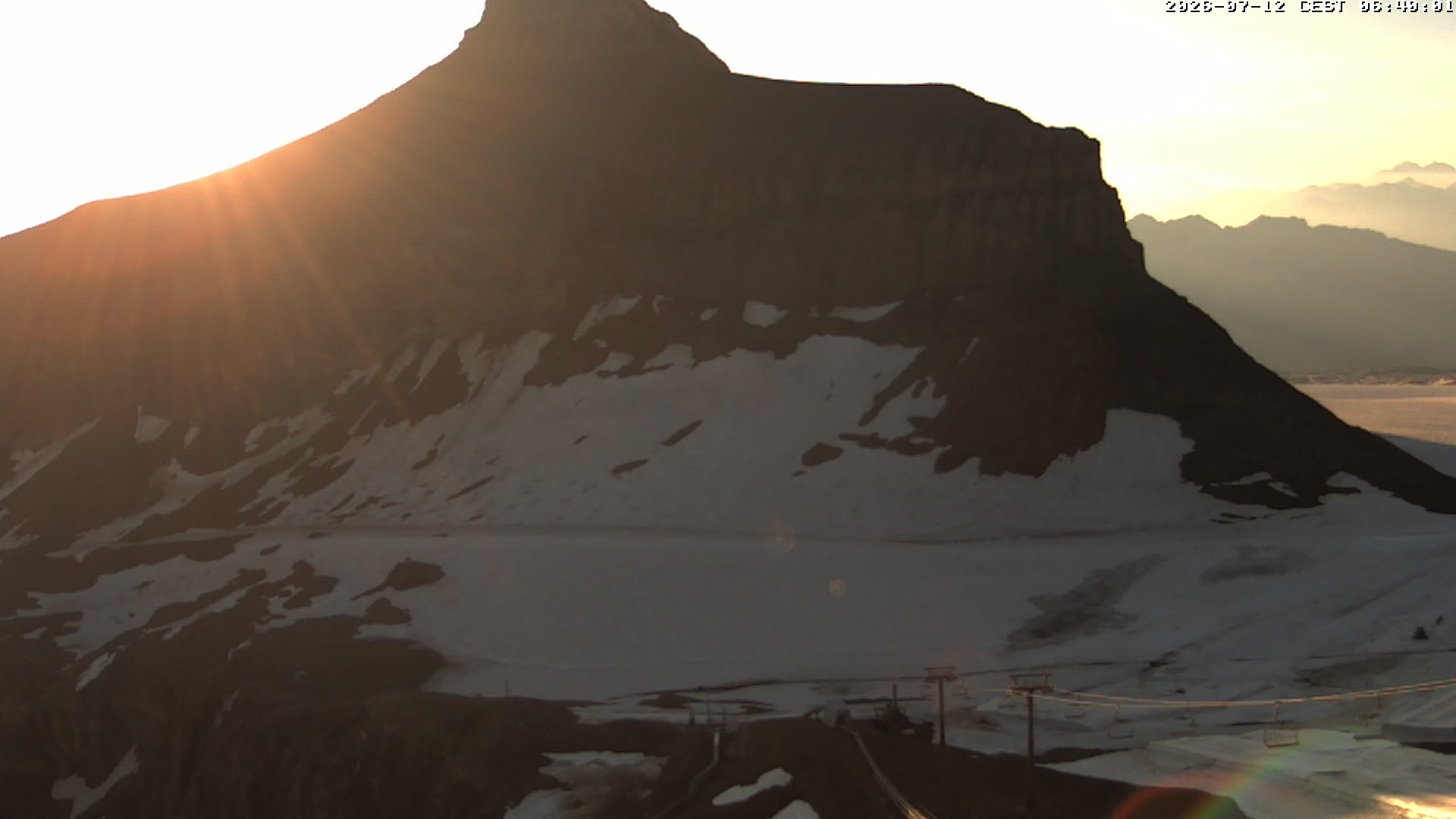 Archiv Foto Webcam Glacier 3000: Scex Rouge Alpine Coaster