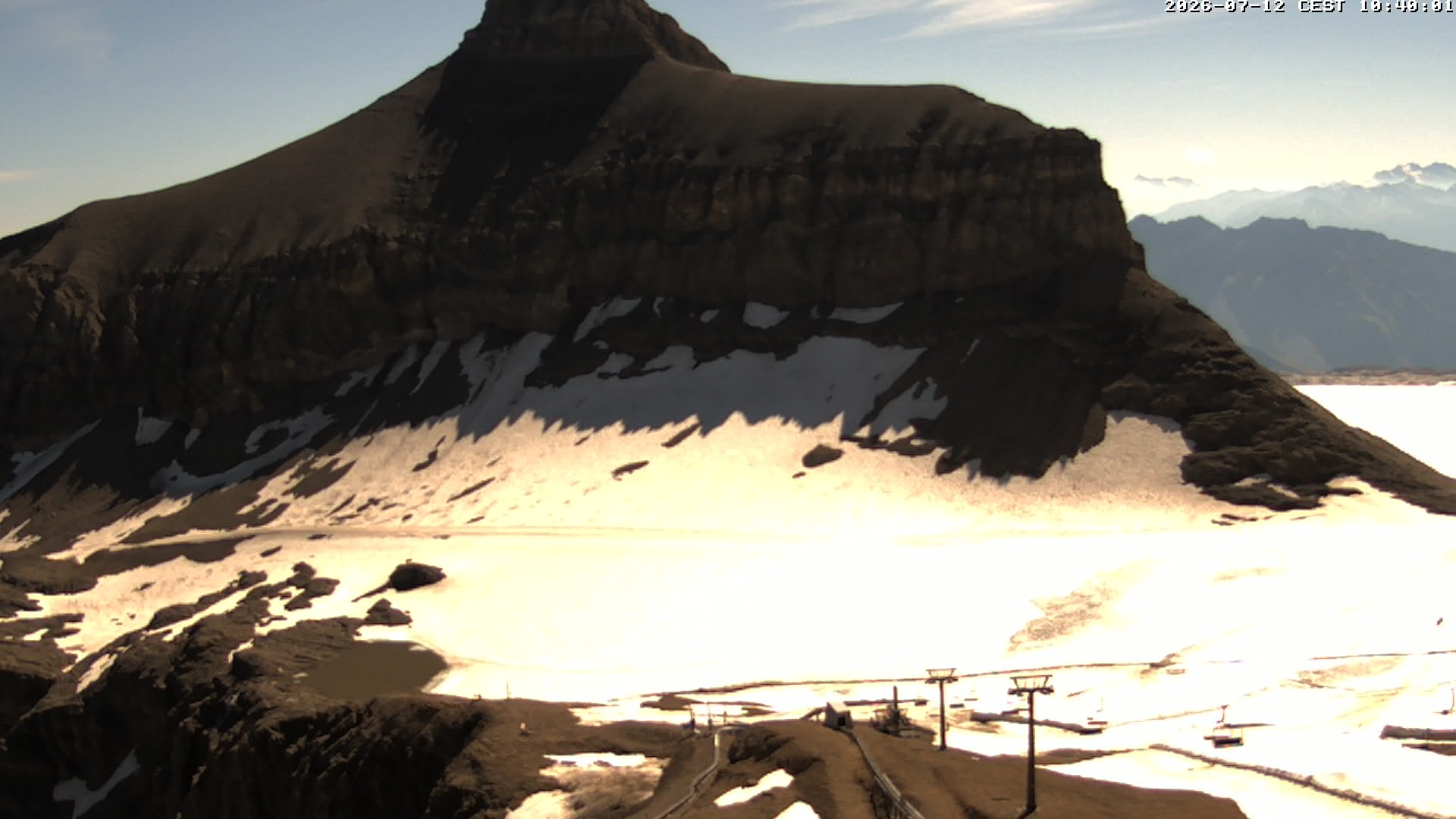 Archiv Foto Webcam Glacier 3000: Scex Rouge Alpine Coaster