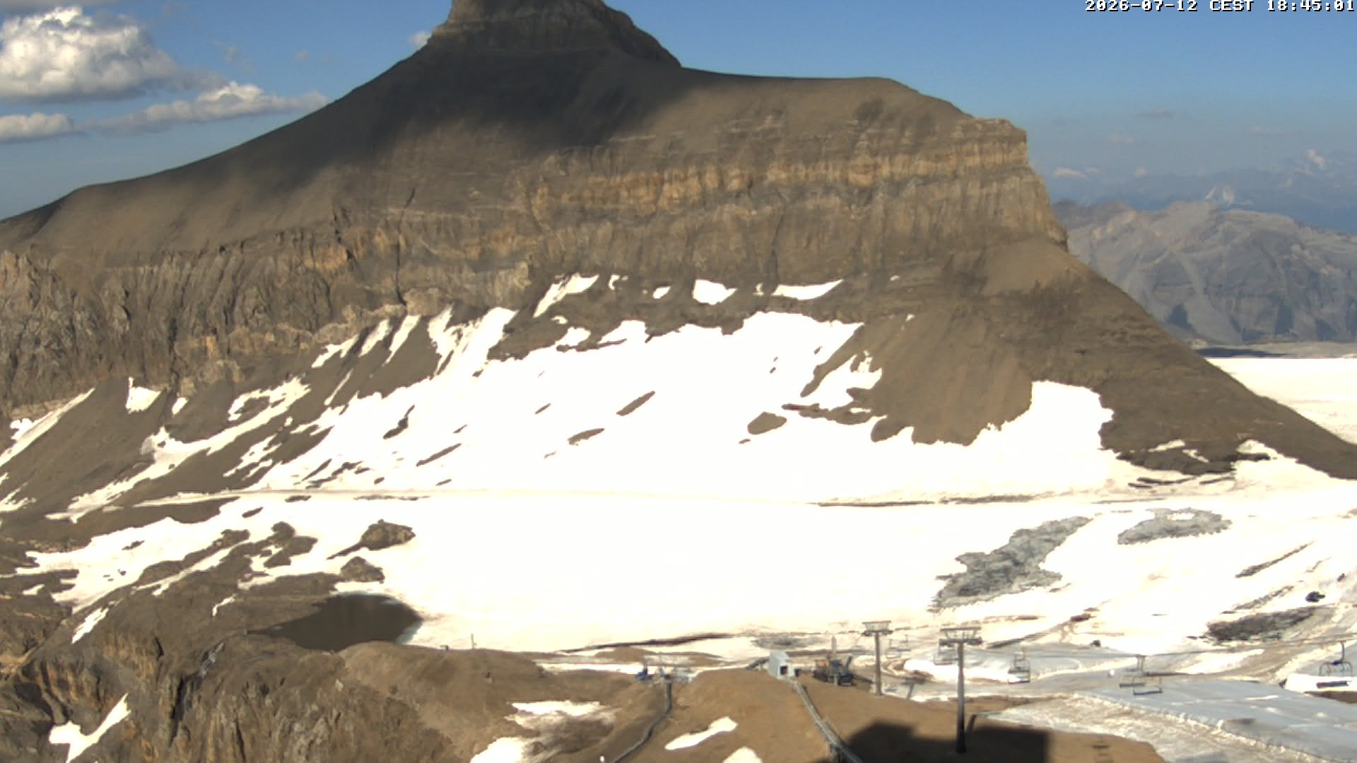 Archiv Foto Webcam Glacier 3000: Scex Rouge Alpine Coaster
