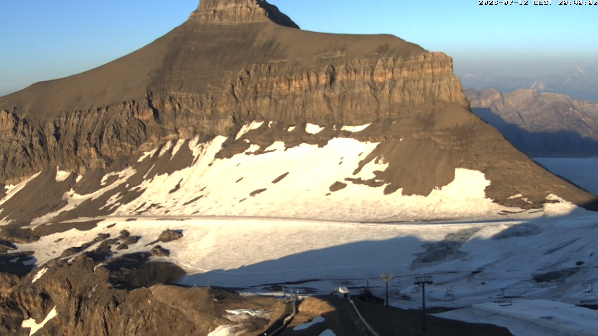 Archiv Foto Webcam Glacier 3000: Scex Rouge Alpine Coaster