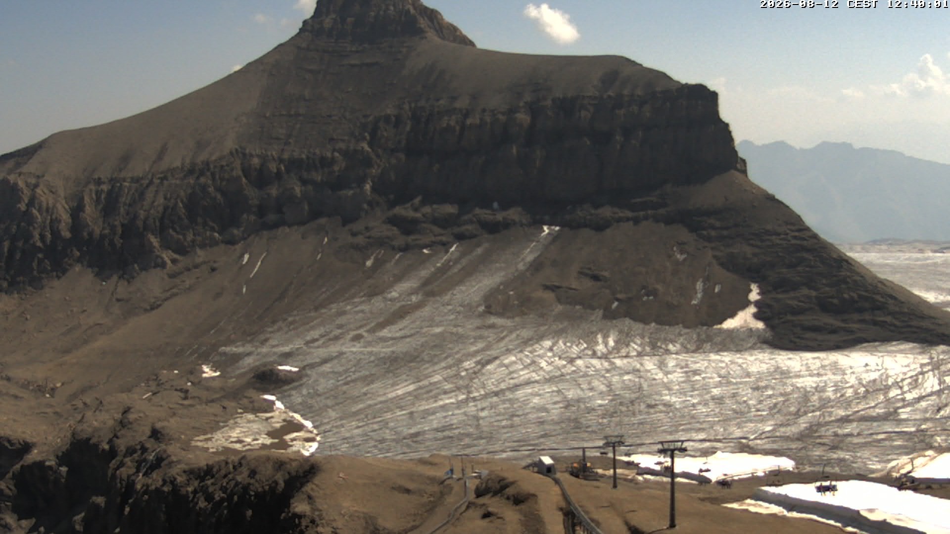 Archiv Foto Webcam Glacier 3000: Scex Rouge Alpine Coaster