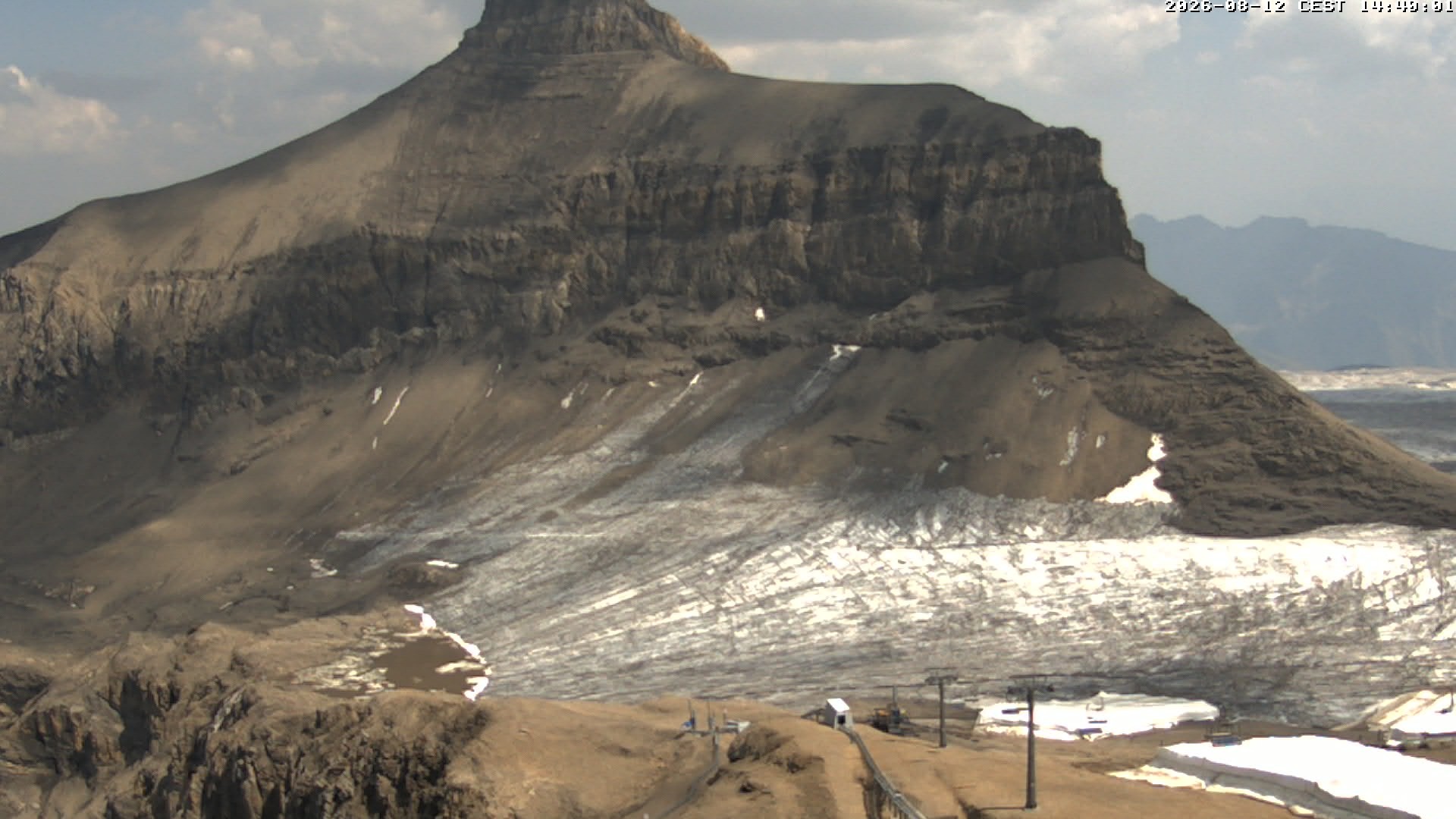 Archiv Foto Webcam Glacier 3000: Scex Rouge Alpine Coaster