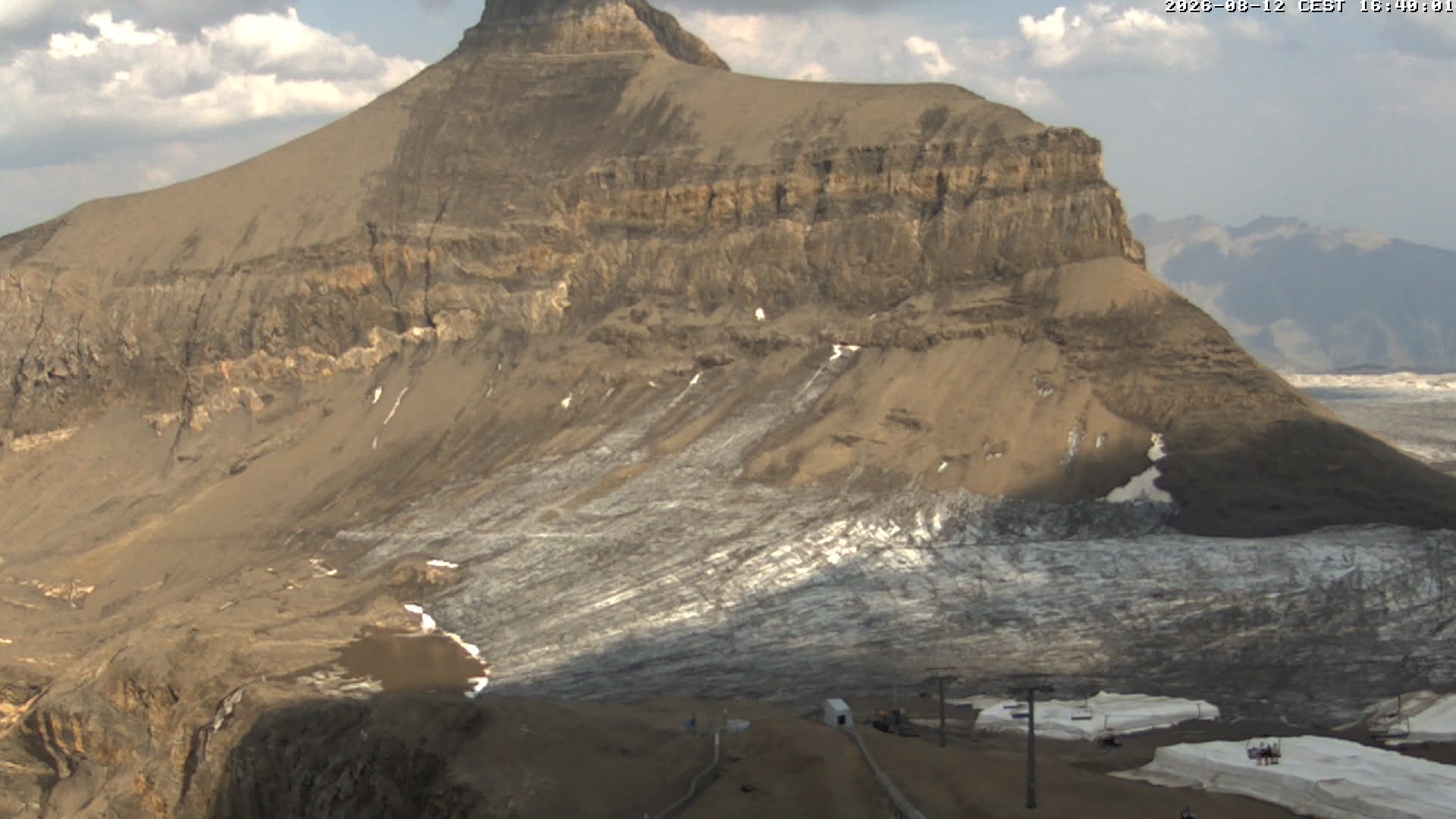Archiv Foto Webcam Glacier 3000: Scex Rouge Alpine Coaster