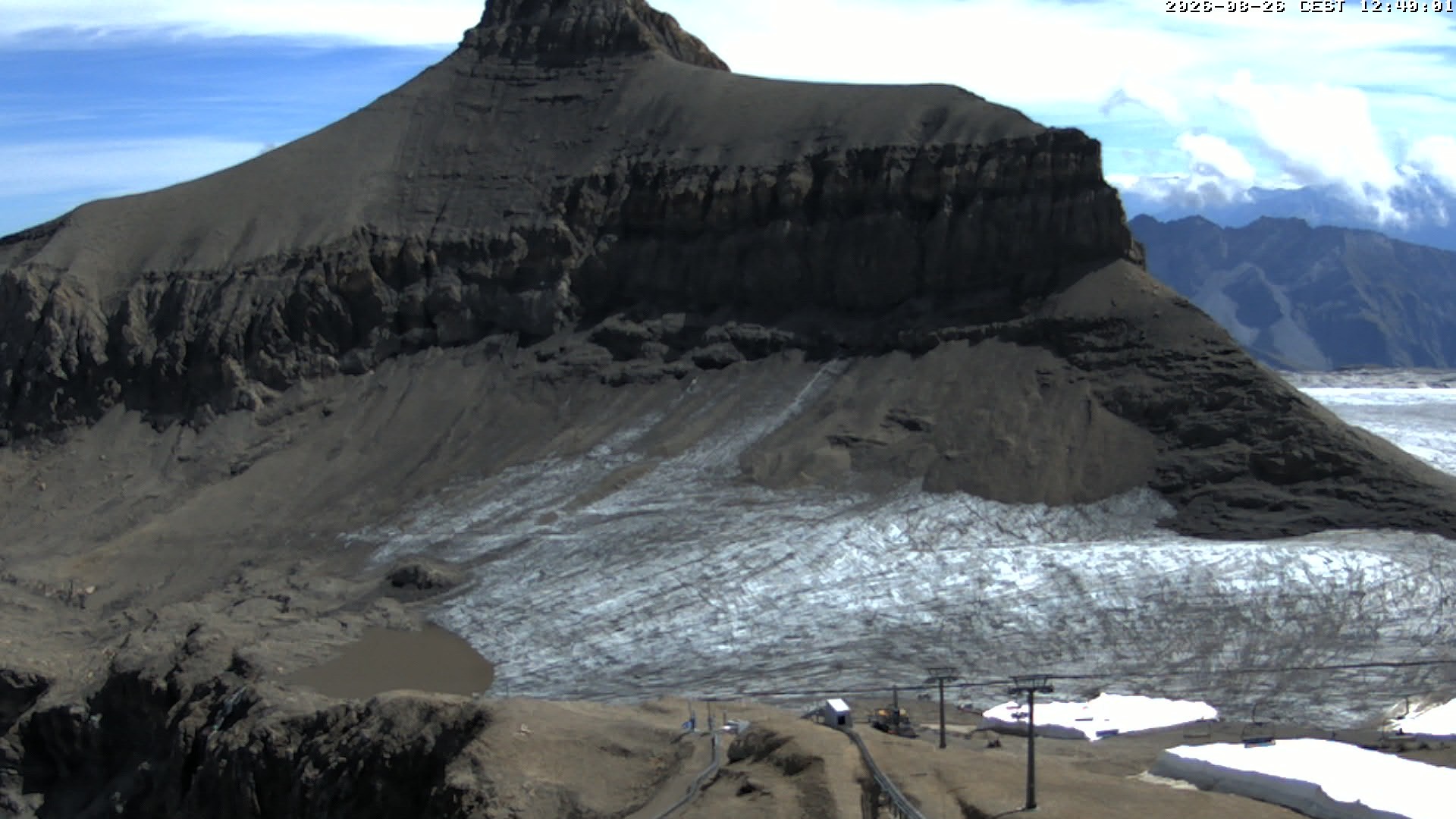 Archived image Webcam Alpin Coaster Scex Rouge at Glacier 3000