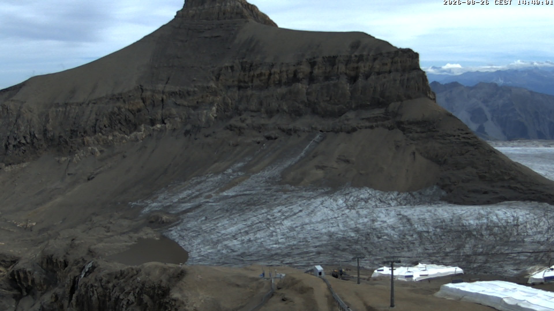 Archived image Webcam Alpin Coaster Scex Rouge at Glacier 3000