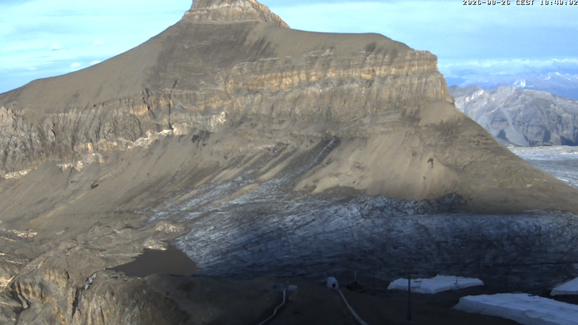 Archived image Webcam Alpin Coaster Scex Rouge at Glacier 3000
