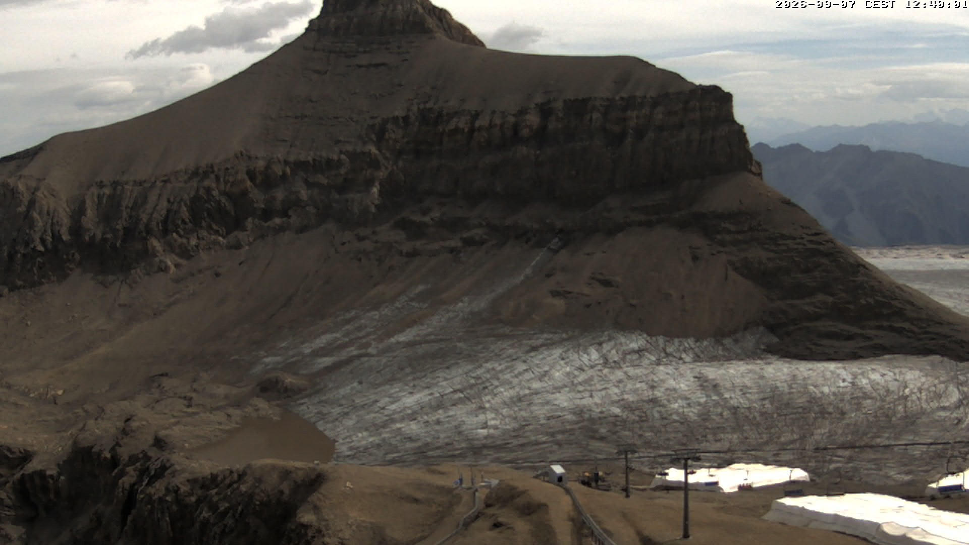 Archiv Foto Webcam Glacier 3000: Scex Rouge Alpine Coaster