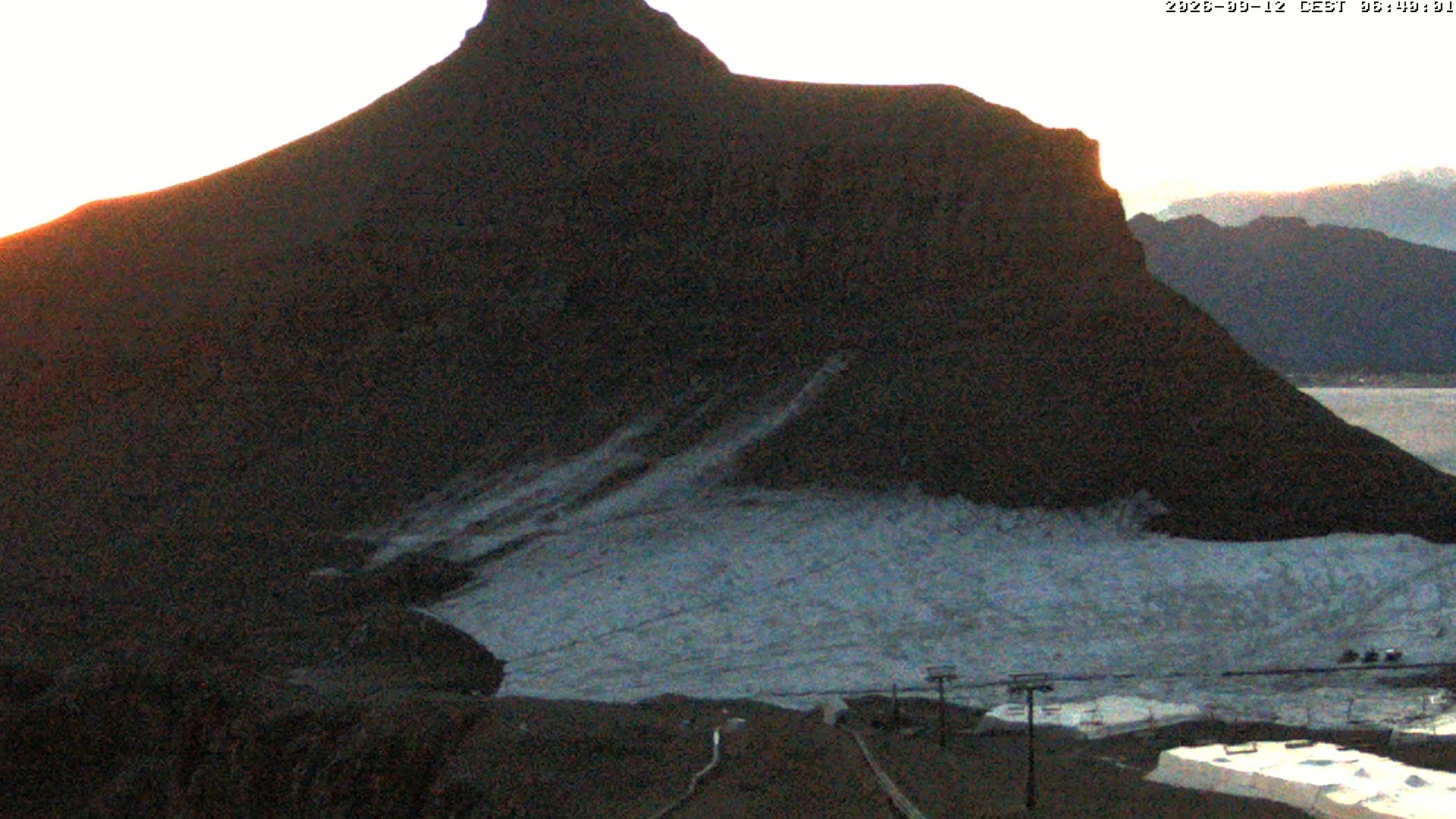 Archived image Webcam Alpin Coaster Scex Rouge at Glacier 3000