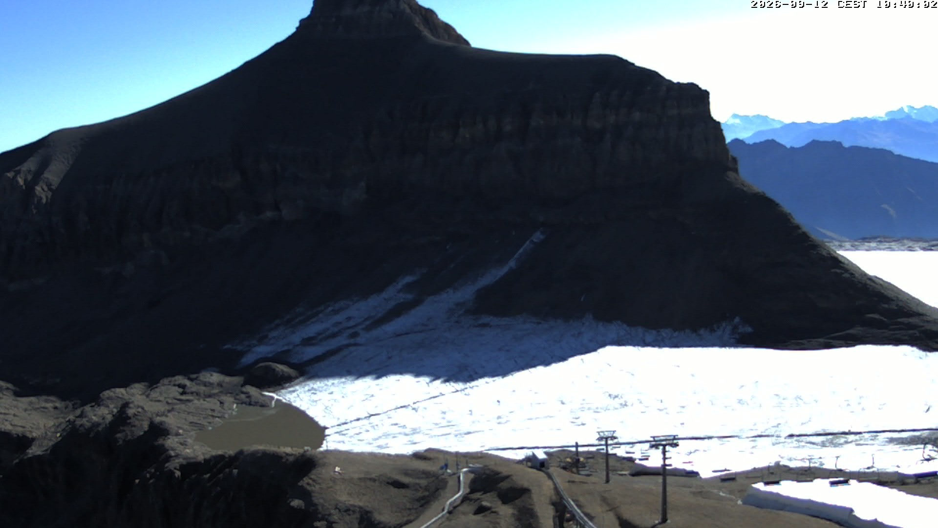 Archived image Webcam Alpin Coaster Scex Rouge at Glacier 3000