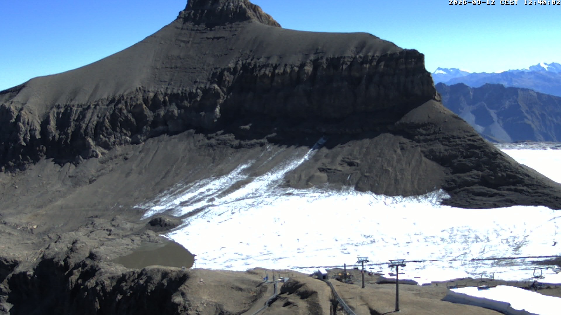 Archived image Webcam Alpin Coaster Scex Rouge at Glacier 3000