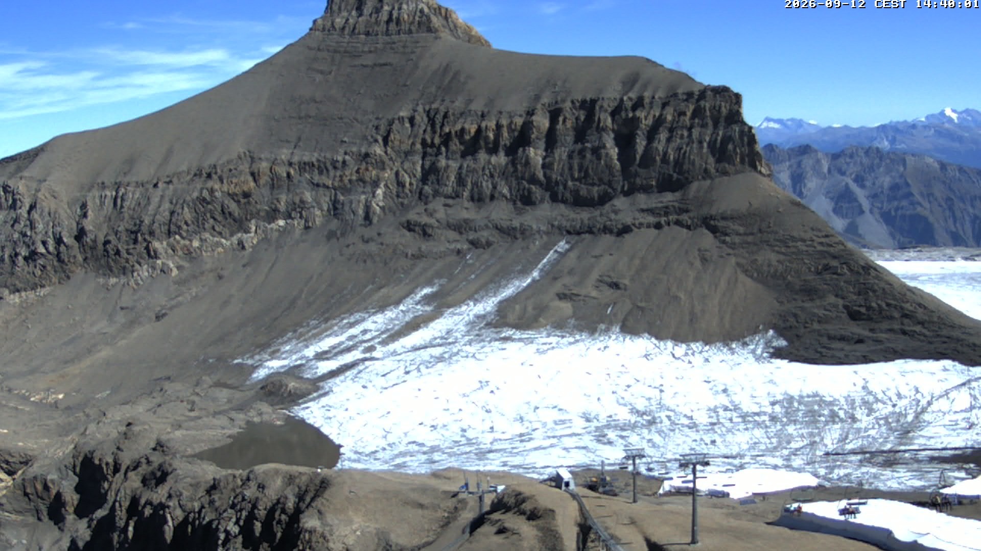 Archived image Webcam Alpin Coaster Scex Rouge at Glacier 3000