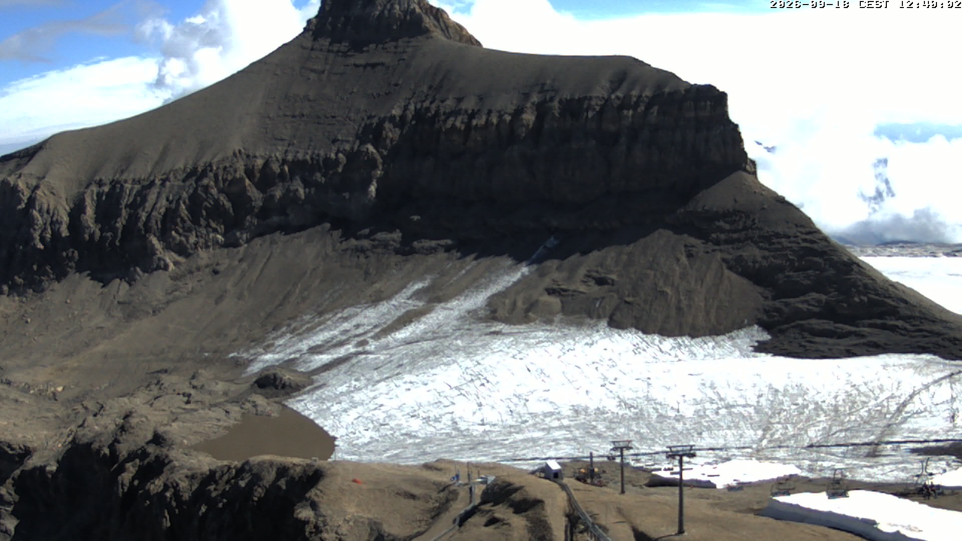 Archiv Foto Webcam Glacier 3000: Scex Rouge Alpine Coaster