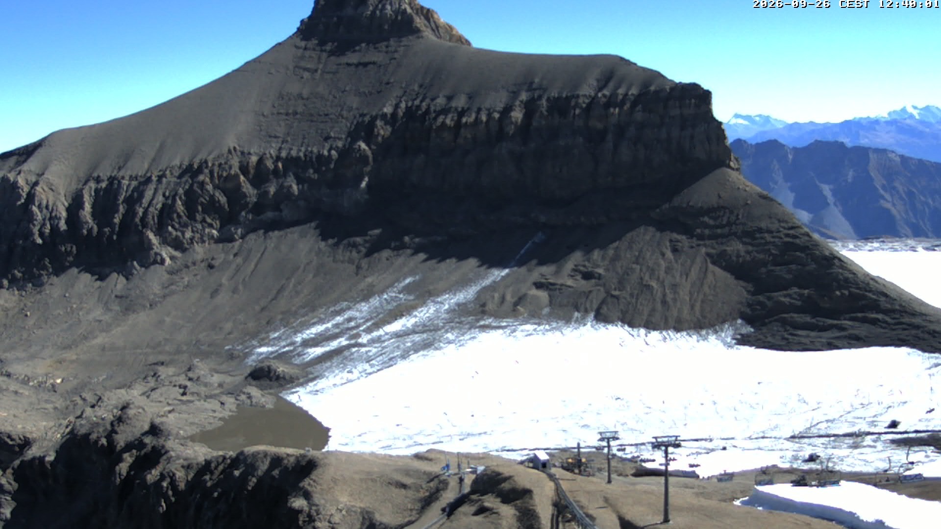 Archiv Foto Webcam Glacier 3000: Scex Rouge Alpine Coaster