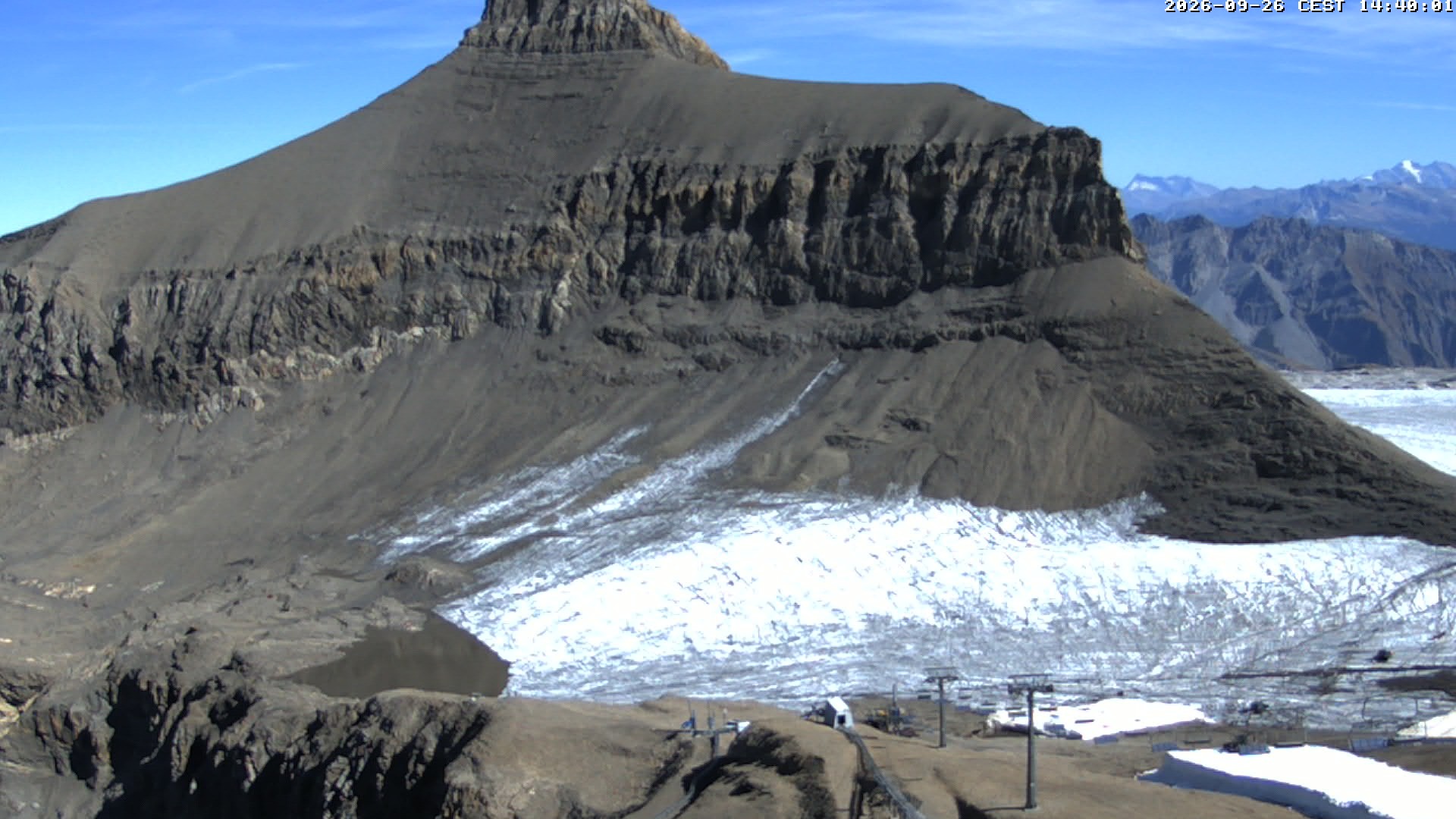 Archiv Foto Webcam Glacier 3000: Scex Rouge Alpine Coaster