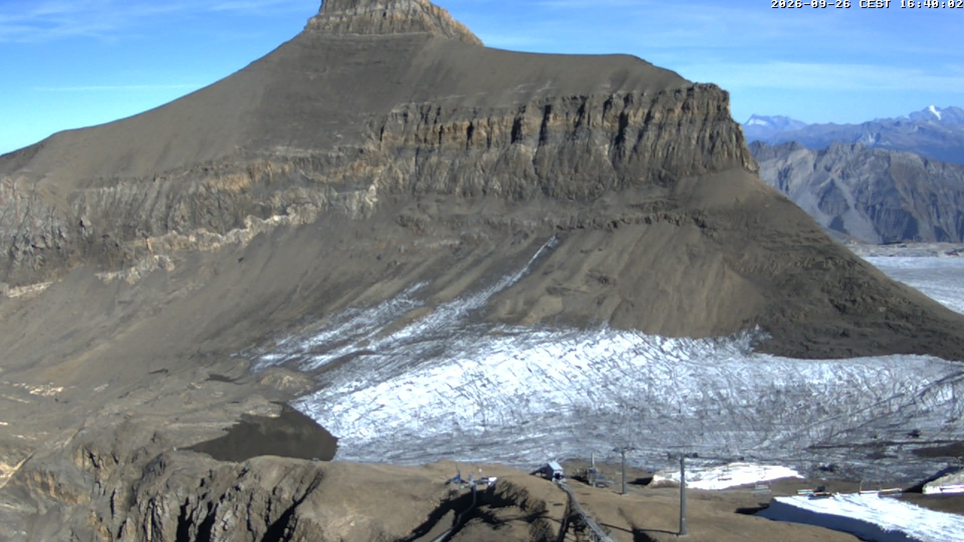 Archiv Foto Webcam Glacier 3000: Scex Rouge Alpine Coaster