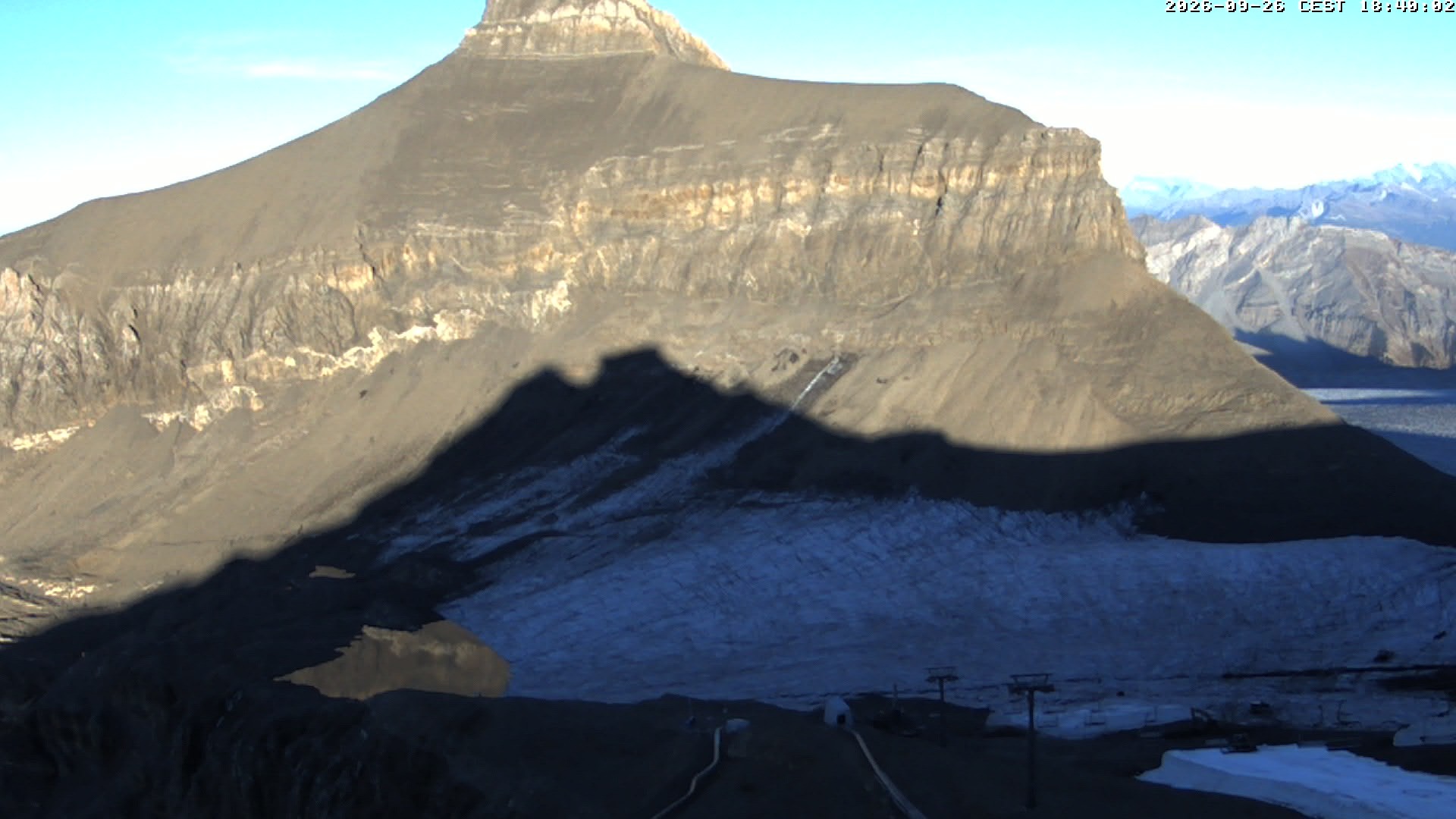 Archiv Foto Webcam Glacier 3000: Scex Rouge Alpine Coaster