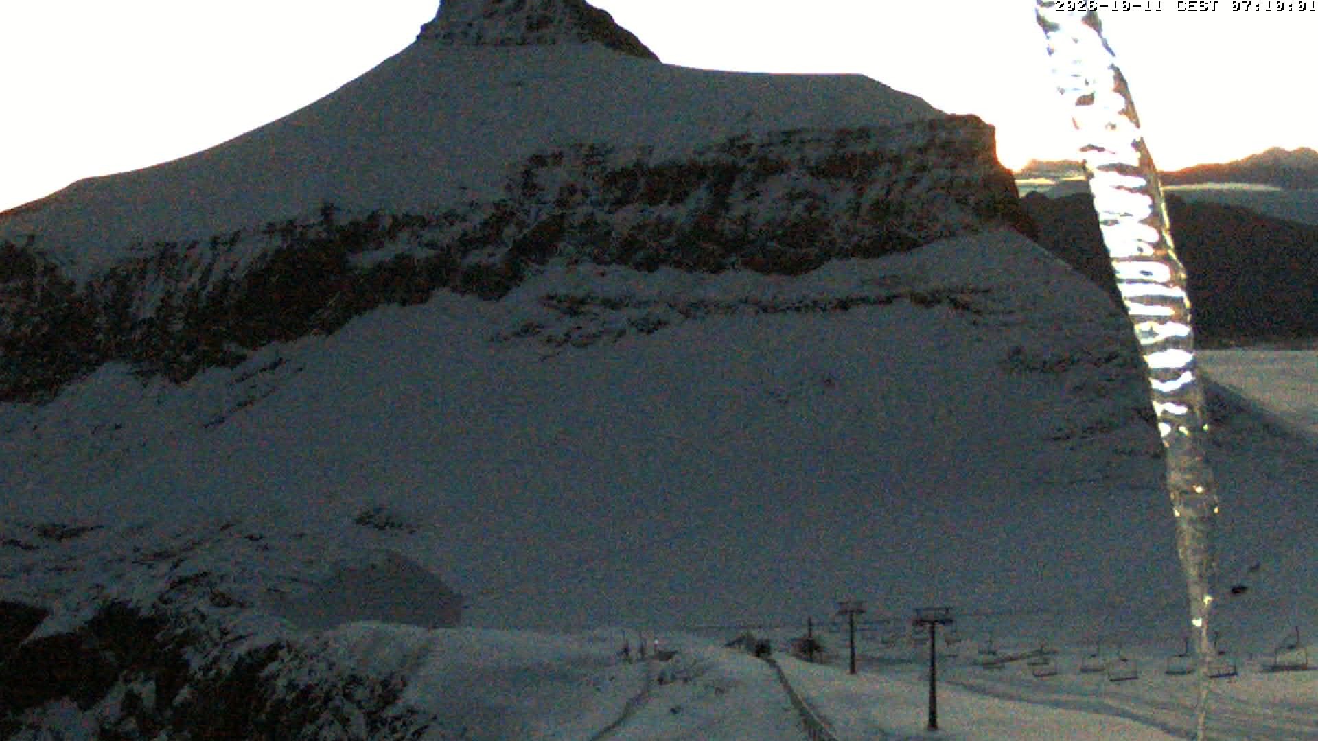 Archiv Foto Webcam Glacier 3000: Scex Rouge Alpine Coaster